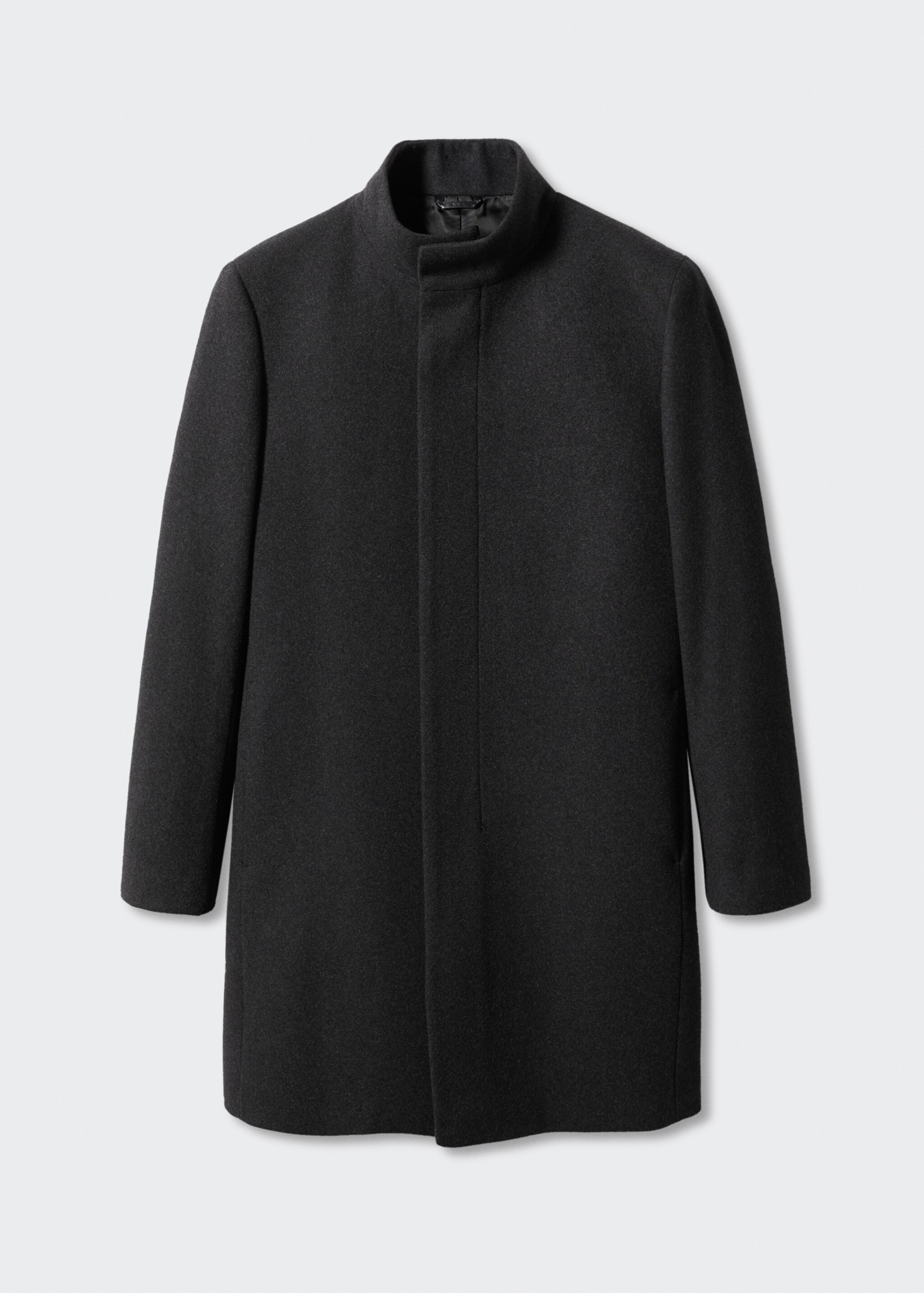 Wool funnel neck coat - Article without model