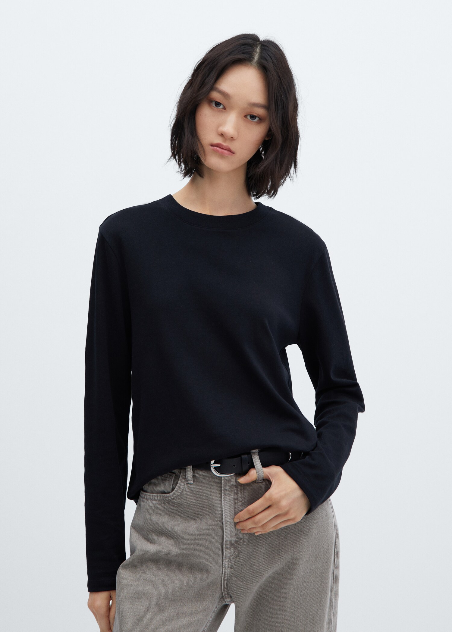 Premium cotton t-shirt - Medium plane