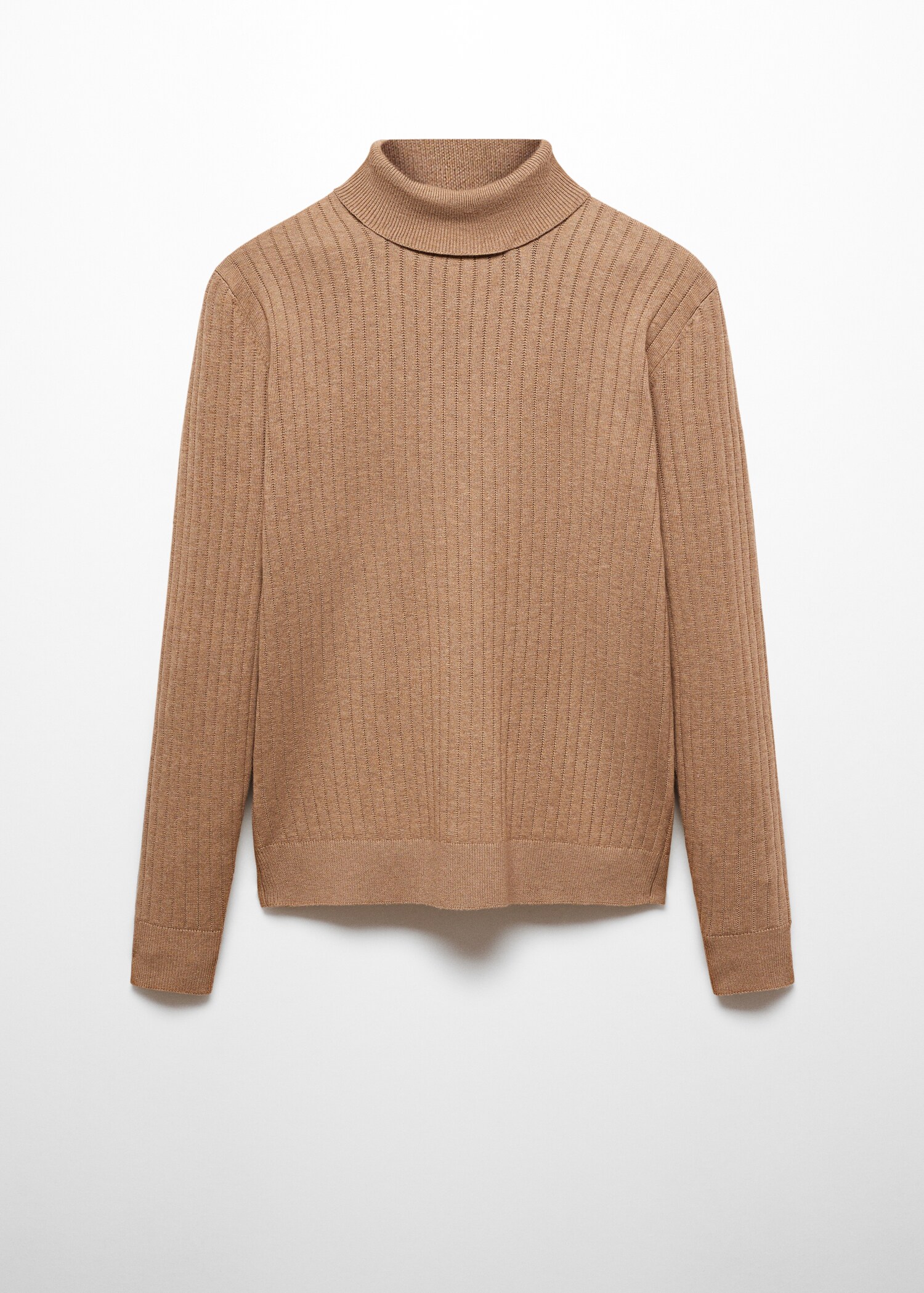 Gerippter Rollkragenpullover - Artikel ohne Model