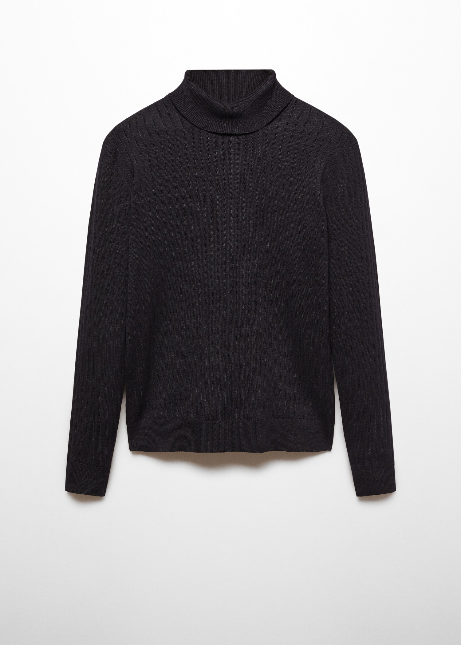 Gerippter Rollkragenpullover - Artikel ohne Model