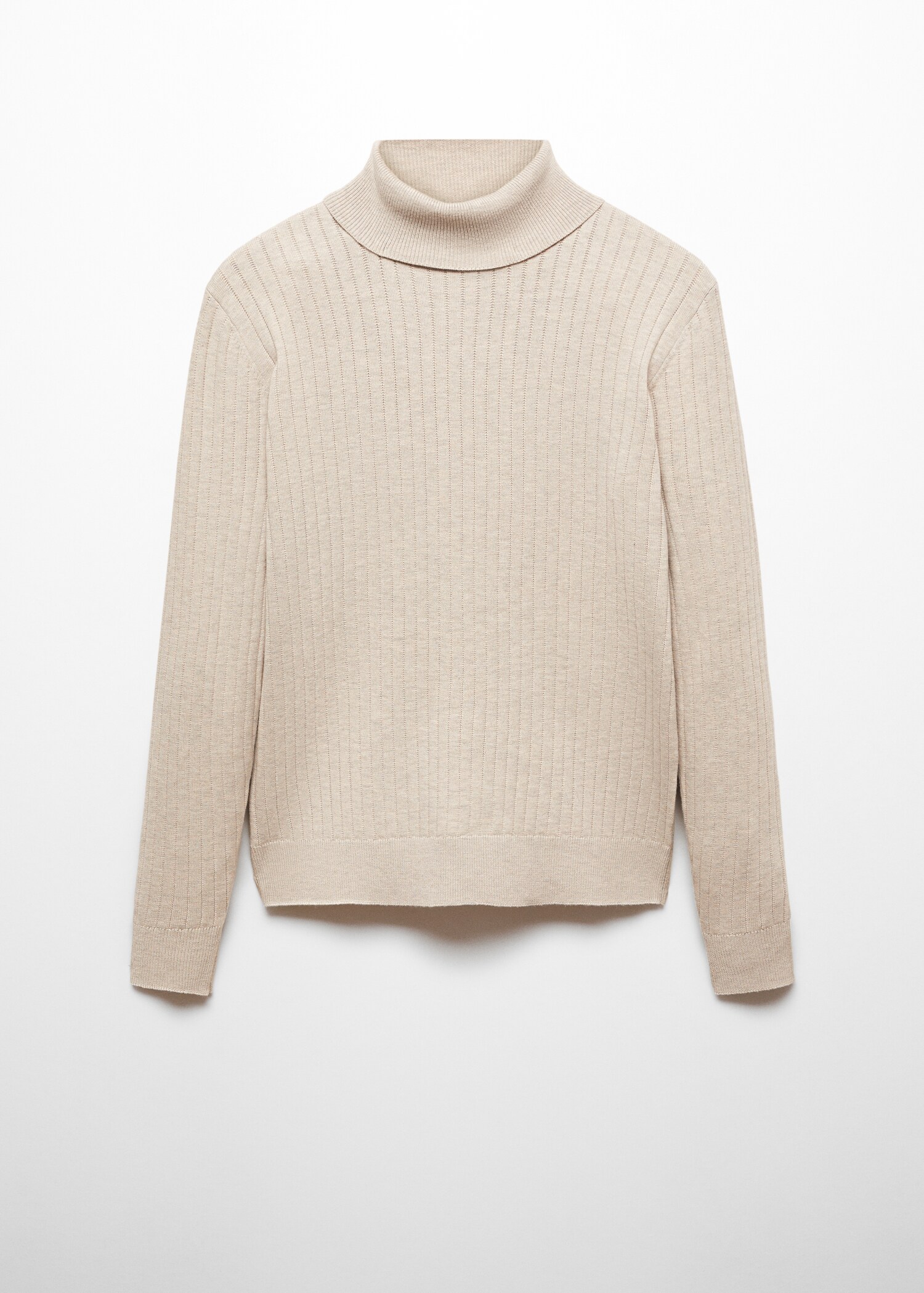 Gerippter Rollkragenpullover - Artikel ohne Model