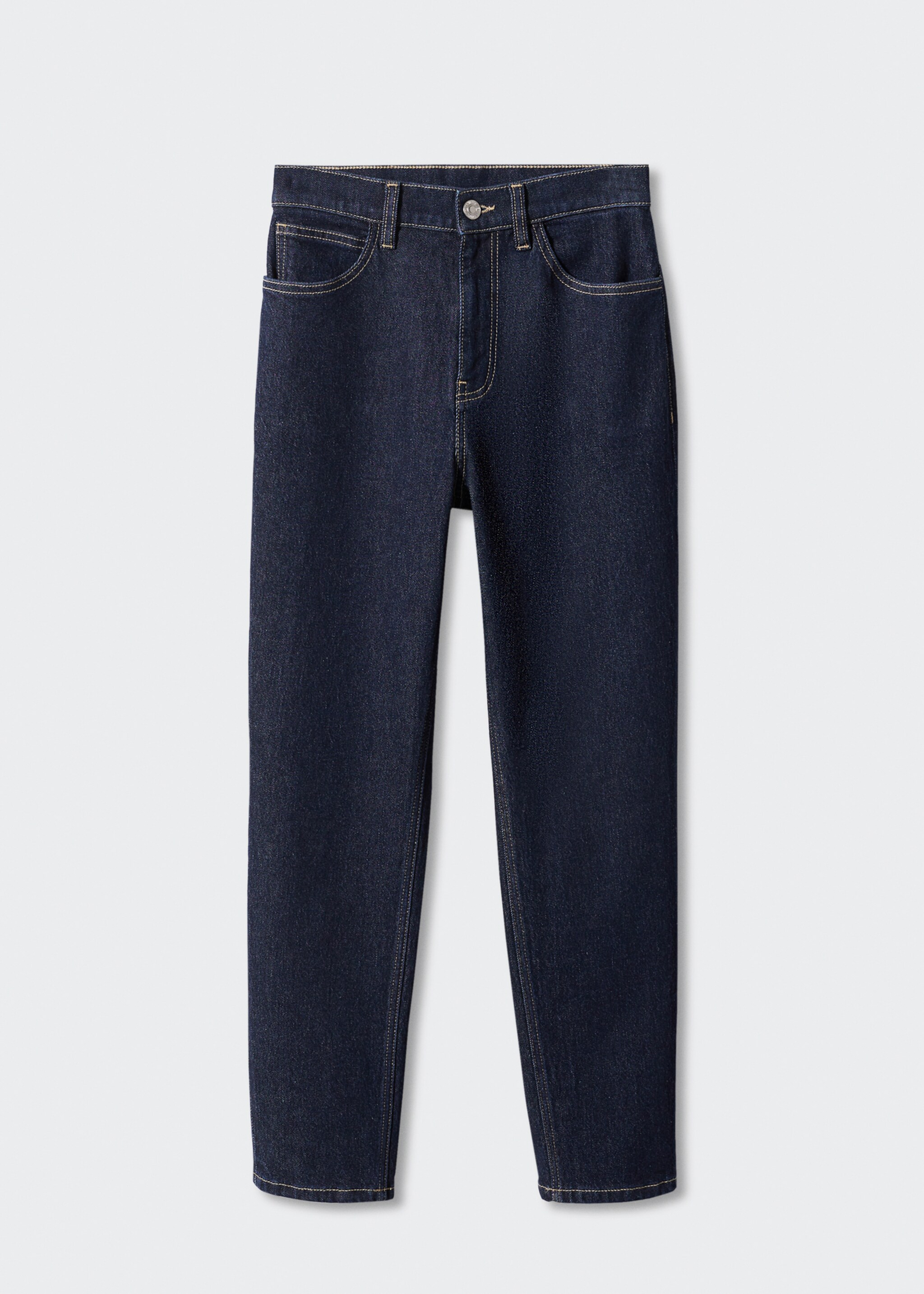 Newmom comfort high-rise jeans - Article without model, Open Blue. Ref: 57025960-00.