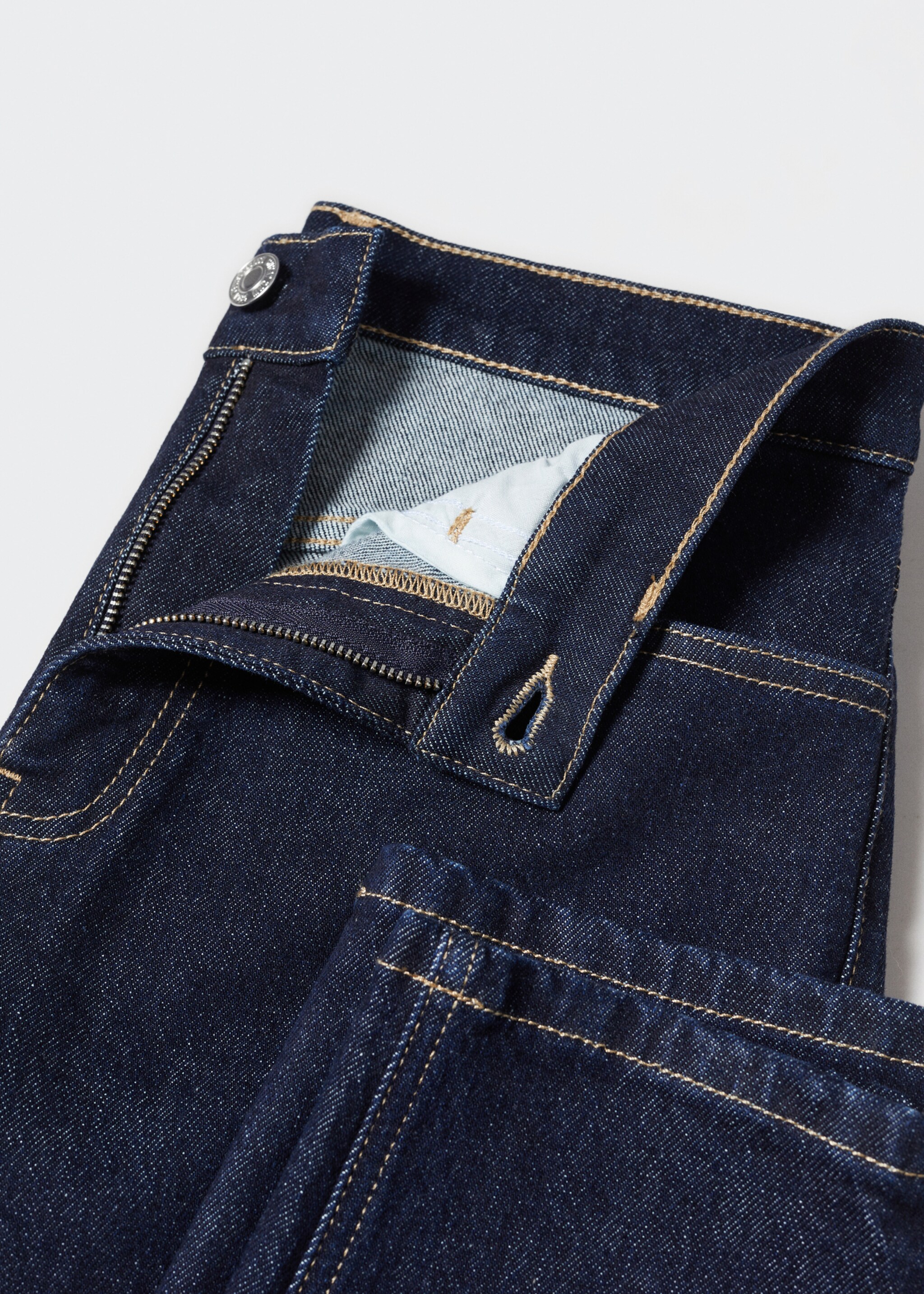 Newmom comfort high-rise jeans - Details of the article 8, Open Blue. Ref: 57025960-00.