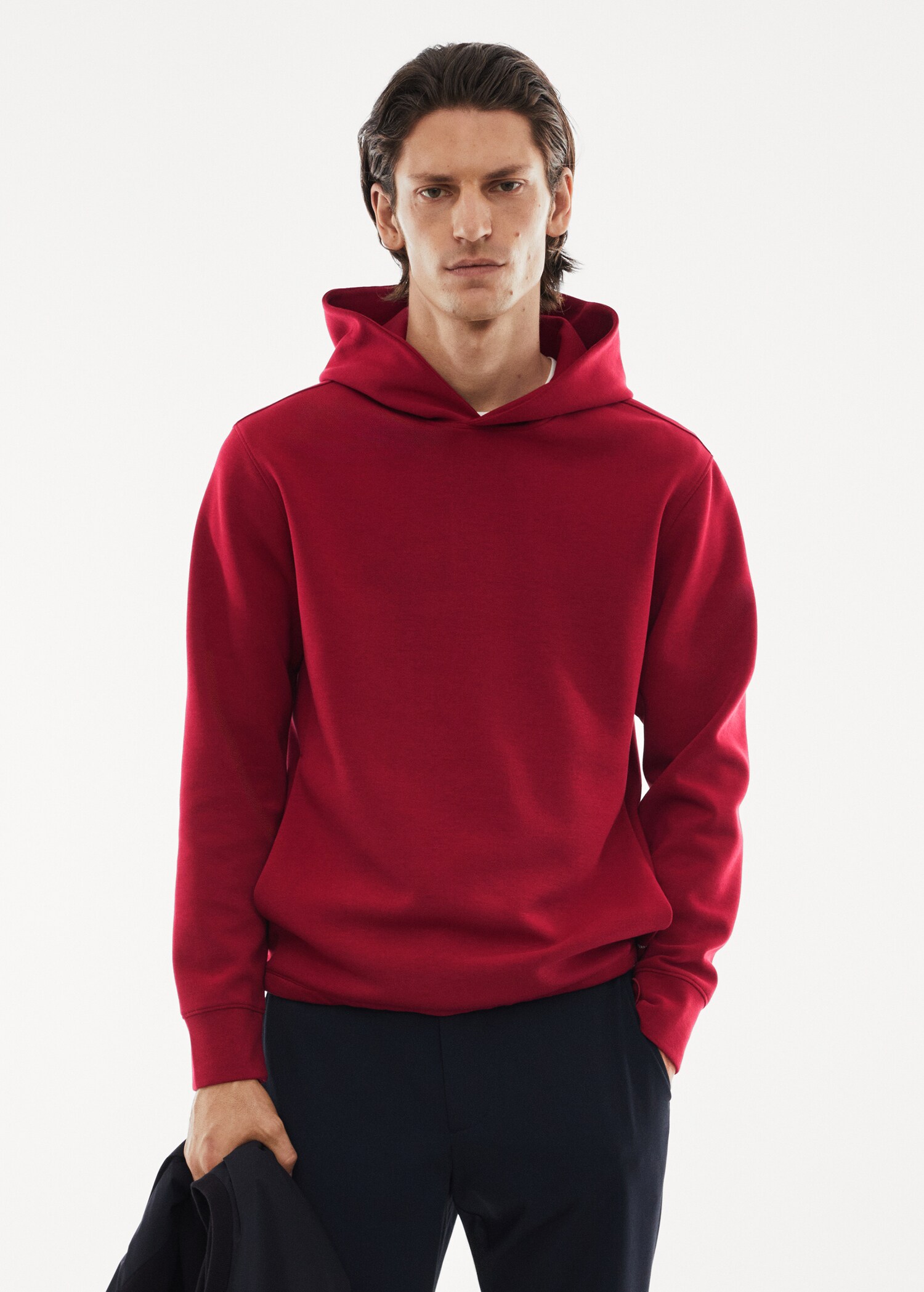 Atmungsaktives Kapuzen-Sweatshirt - Mittlere Ansicht