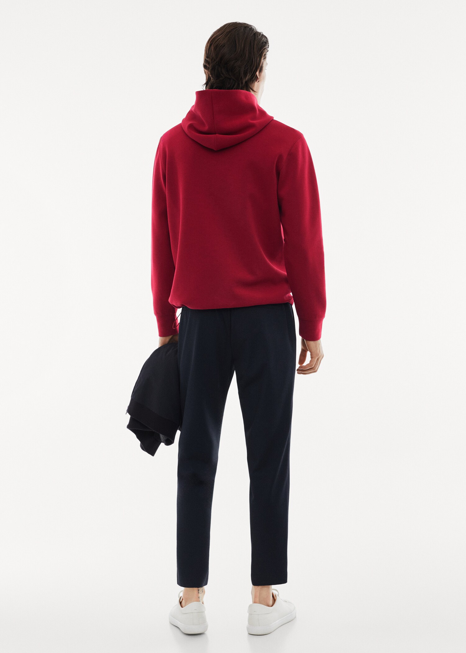 Atmungsaktives Kapuzen-Sweatshirt - Rückseite des Artikels