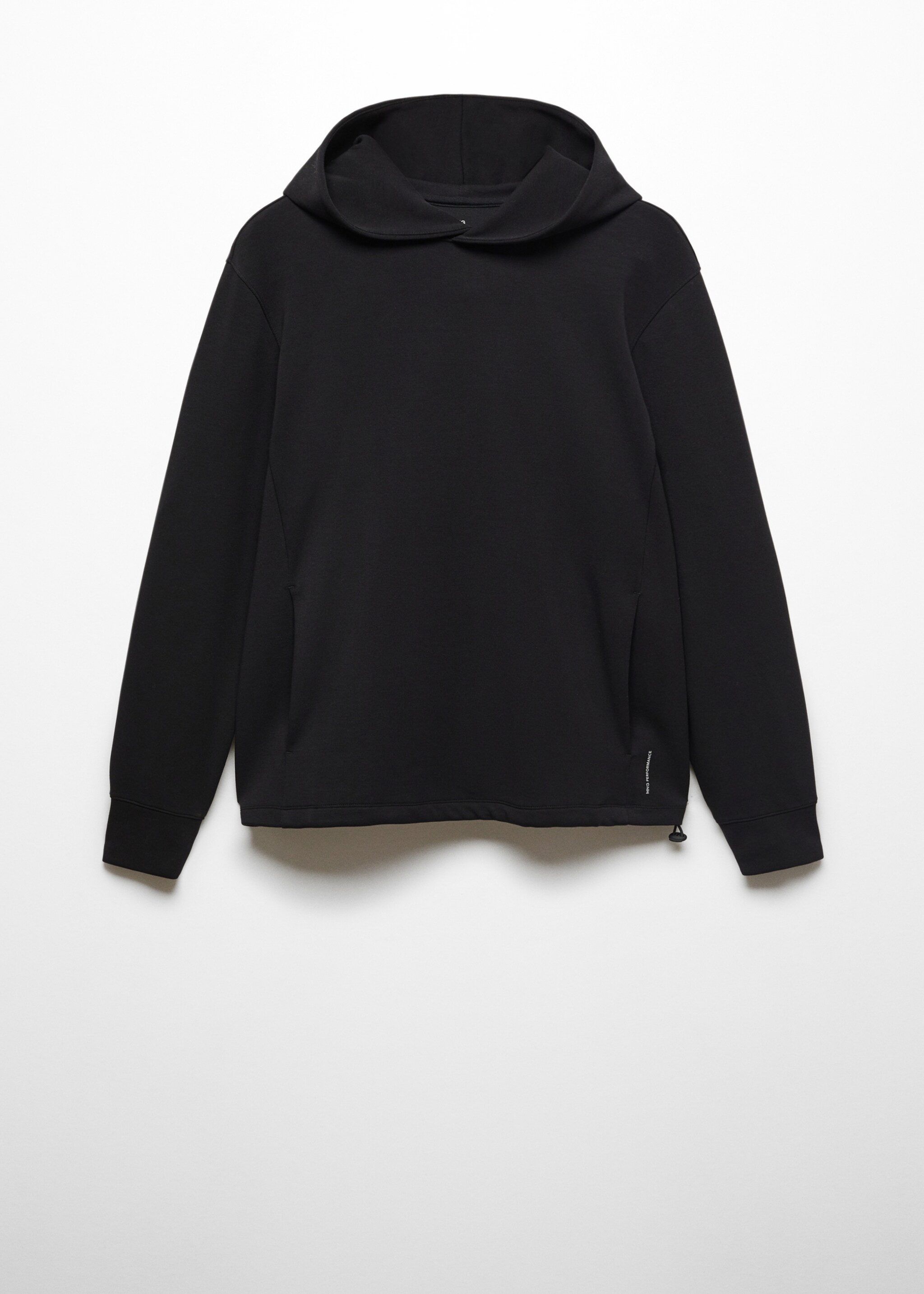 Beathable hooded sweatshirt - Article without model, Black. Ref: 57025963-00.