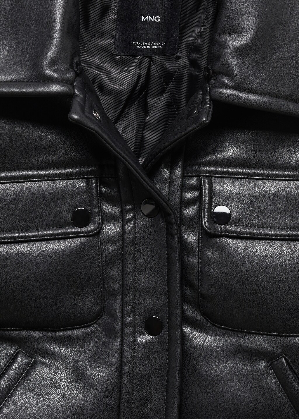 Padded jacket with fur-effect collar - Women | MANGO OUTLET USA