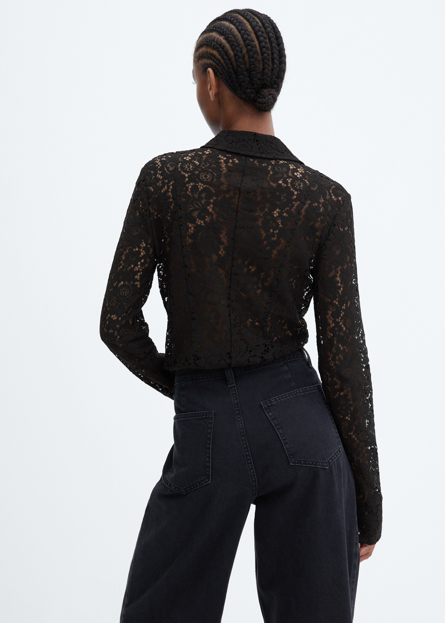 Camisa encaje botones - Reverso del artículo