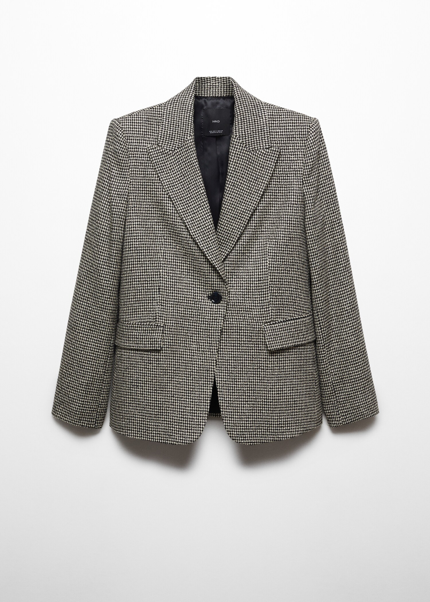 Lapels Houndstooth suit blazer - Article without model