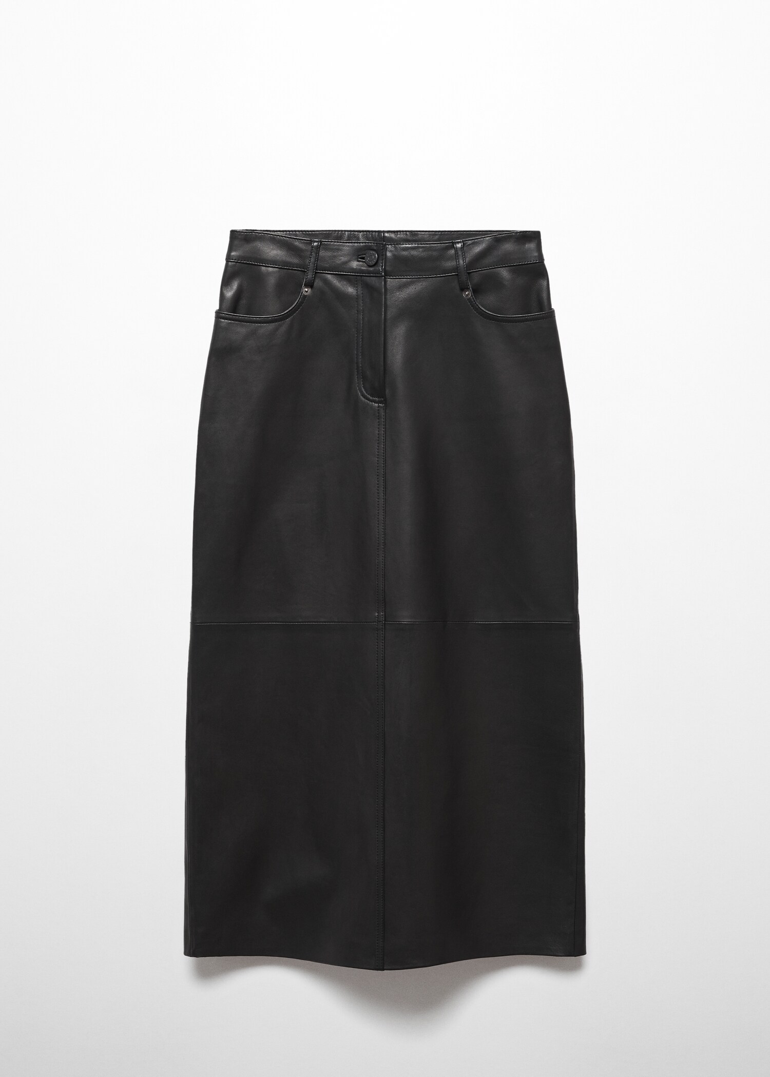 Leather pencil skirt - Article without model