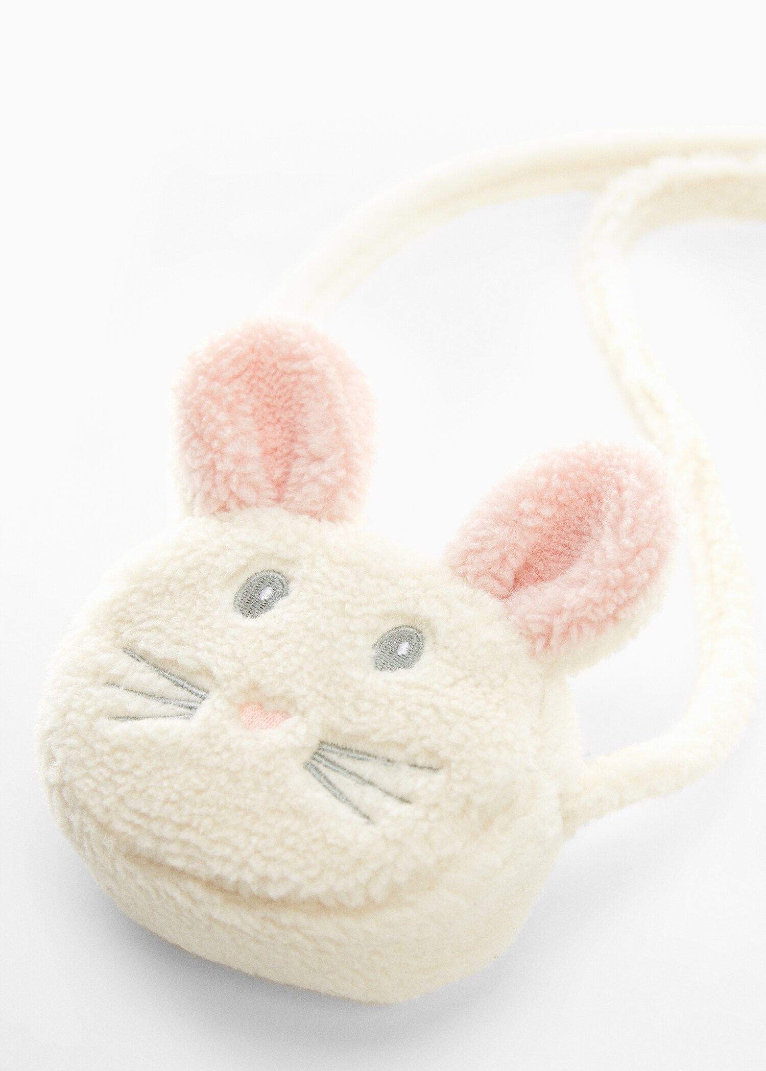 Shearling-effect bunny bag - Details of the article 1