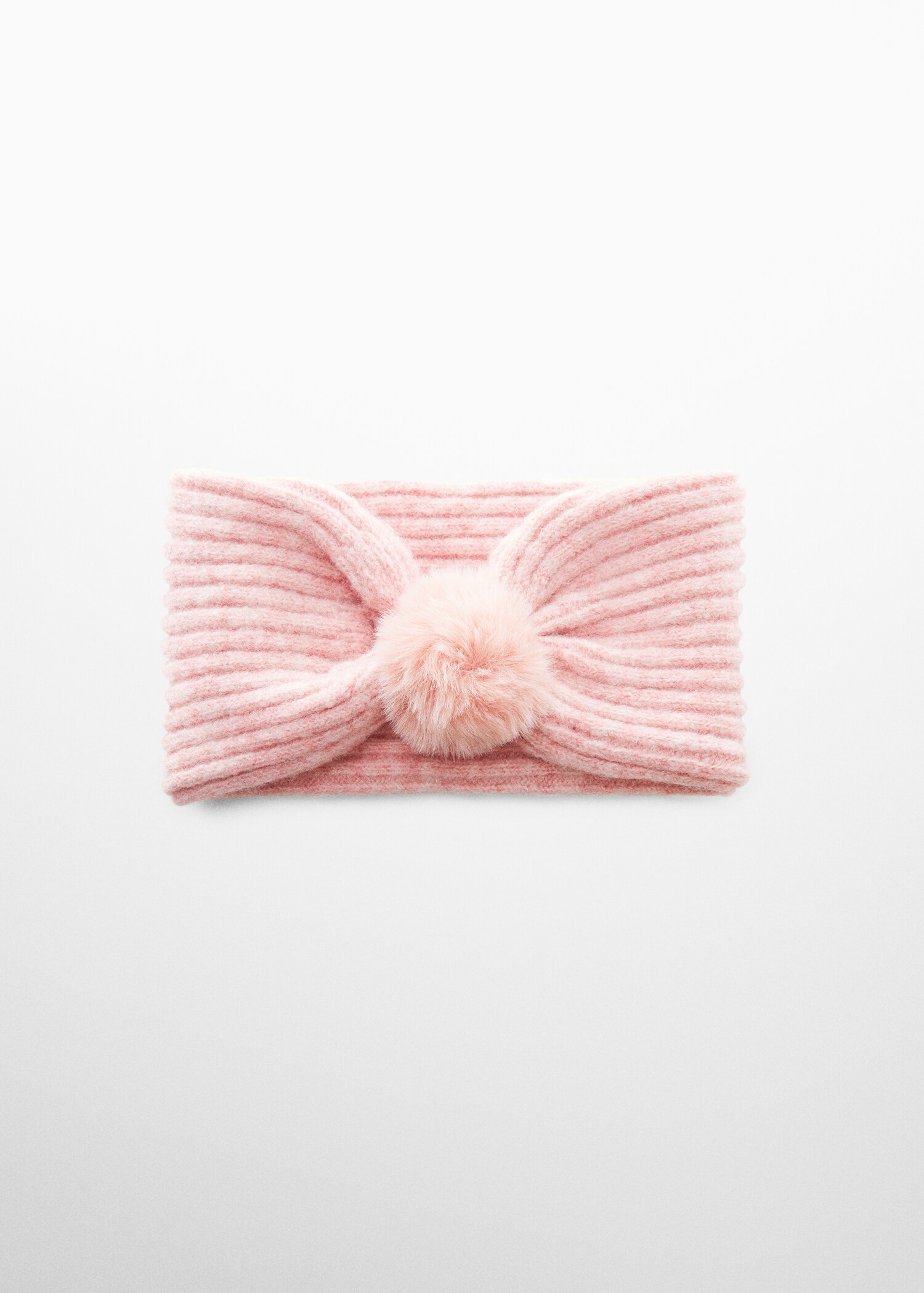 Pompom knit scarf - Article without model