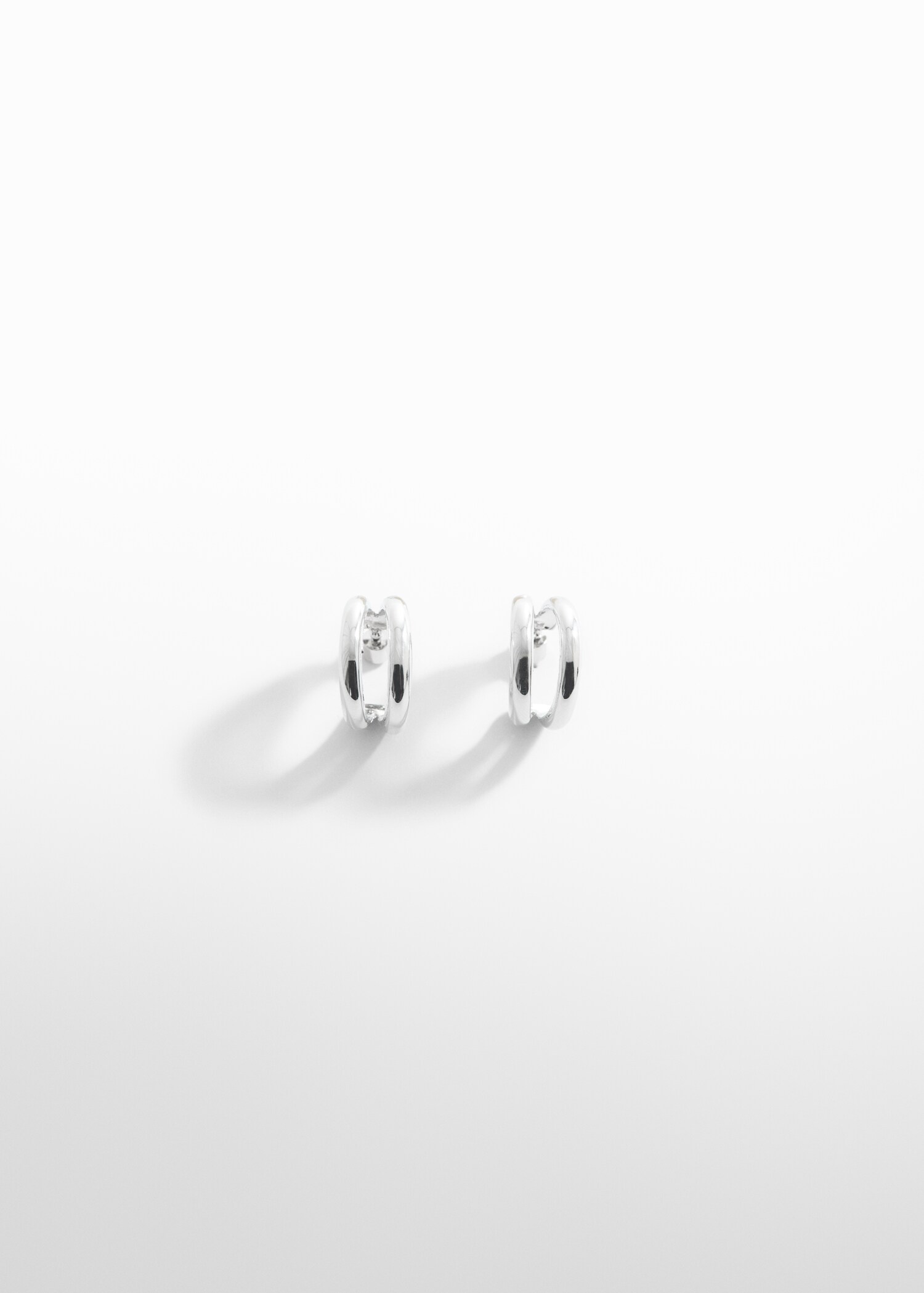 Open double-hoop earrings - Article without model