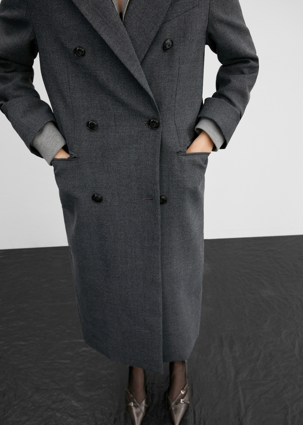 Single breasted formal coat hotsell