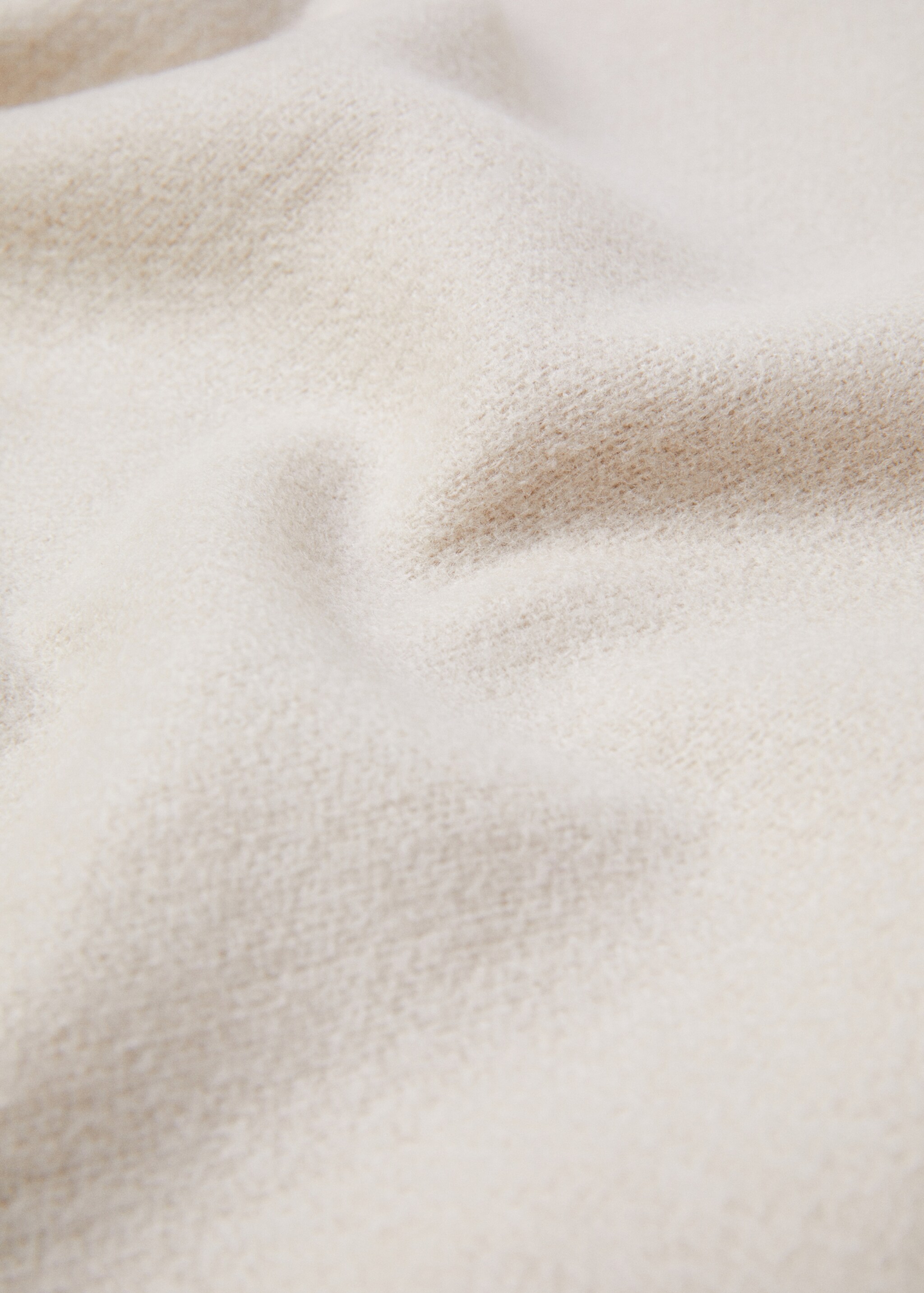 Wool-blend blanket with seam detail 130x180cm - Details of the article 2