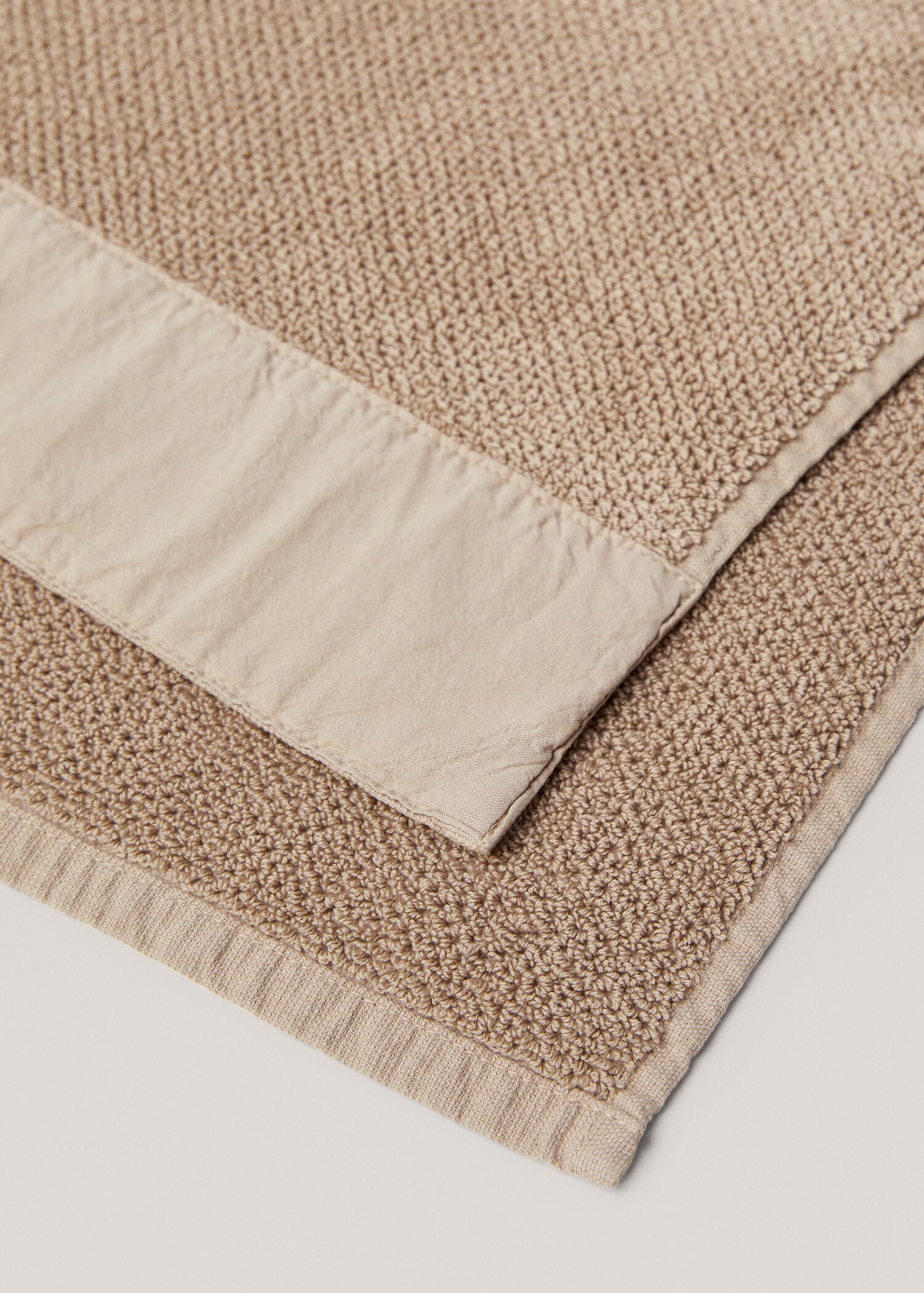 100% organic cotton face towel 30x50cm - Details of the article 2