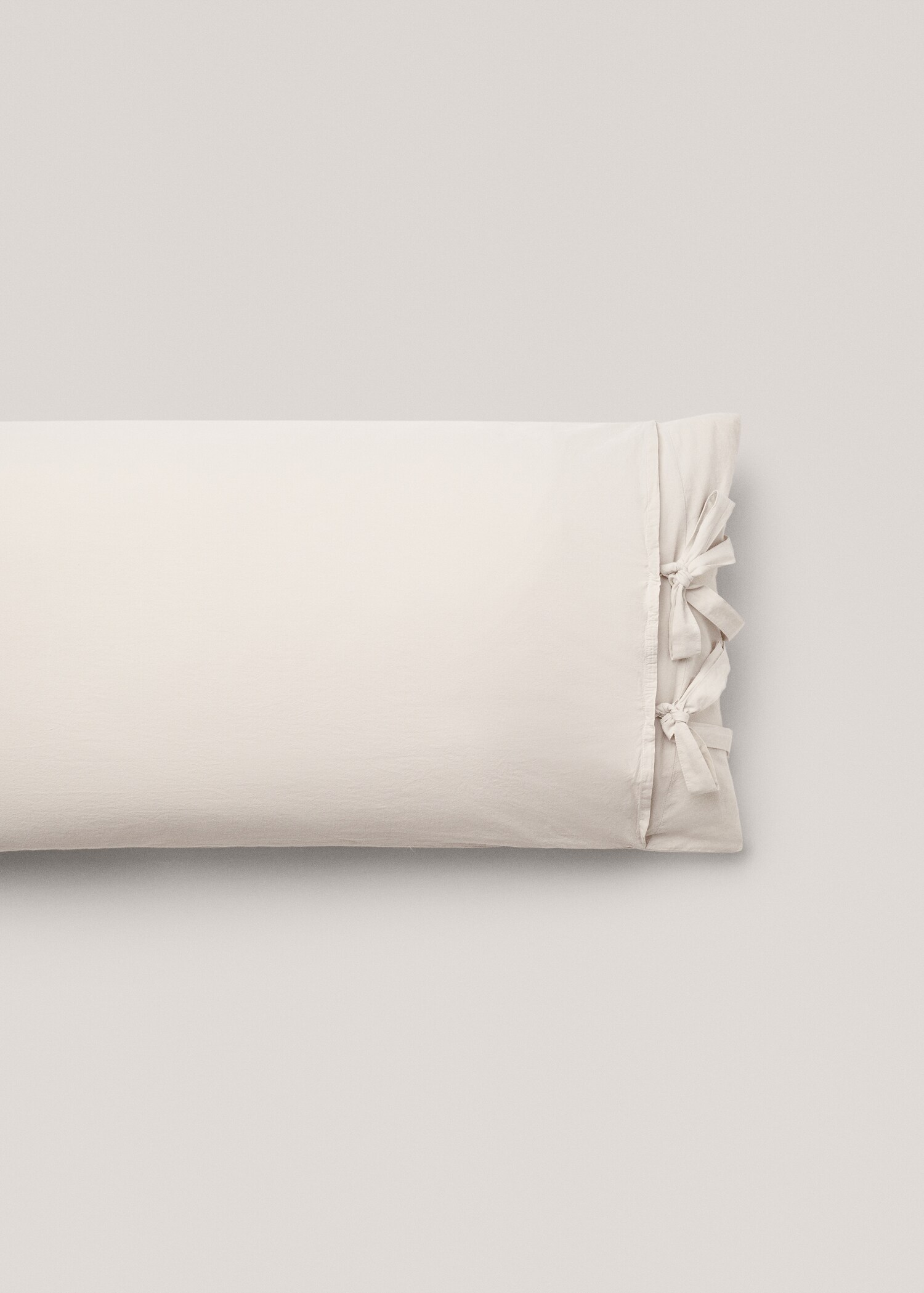 Washed cotton pillow case 45x110cm - Details of the article 3