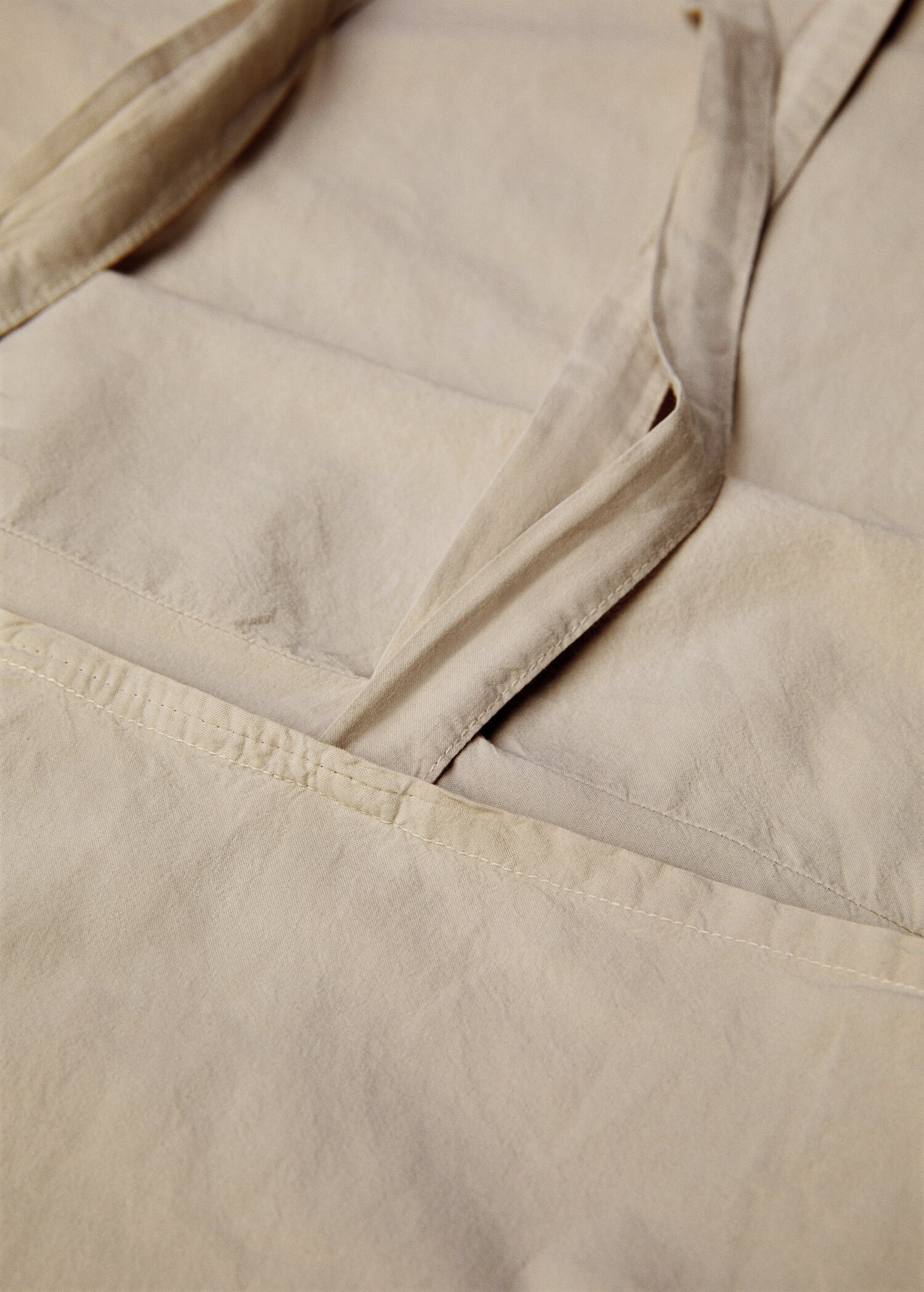 Washed cotton pillow case 45x110cm - Details of the article 2