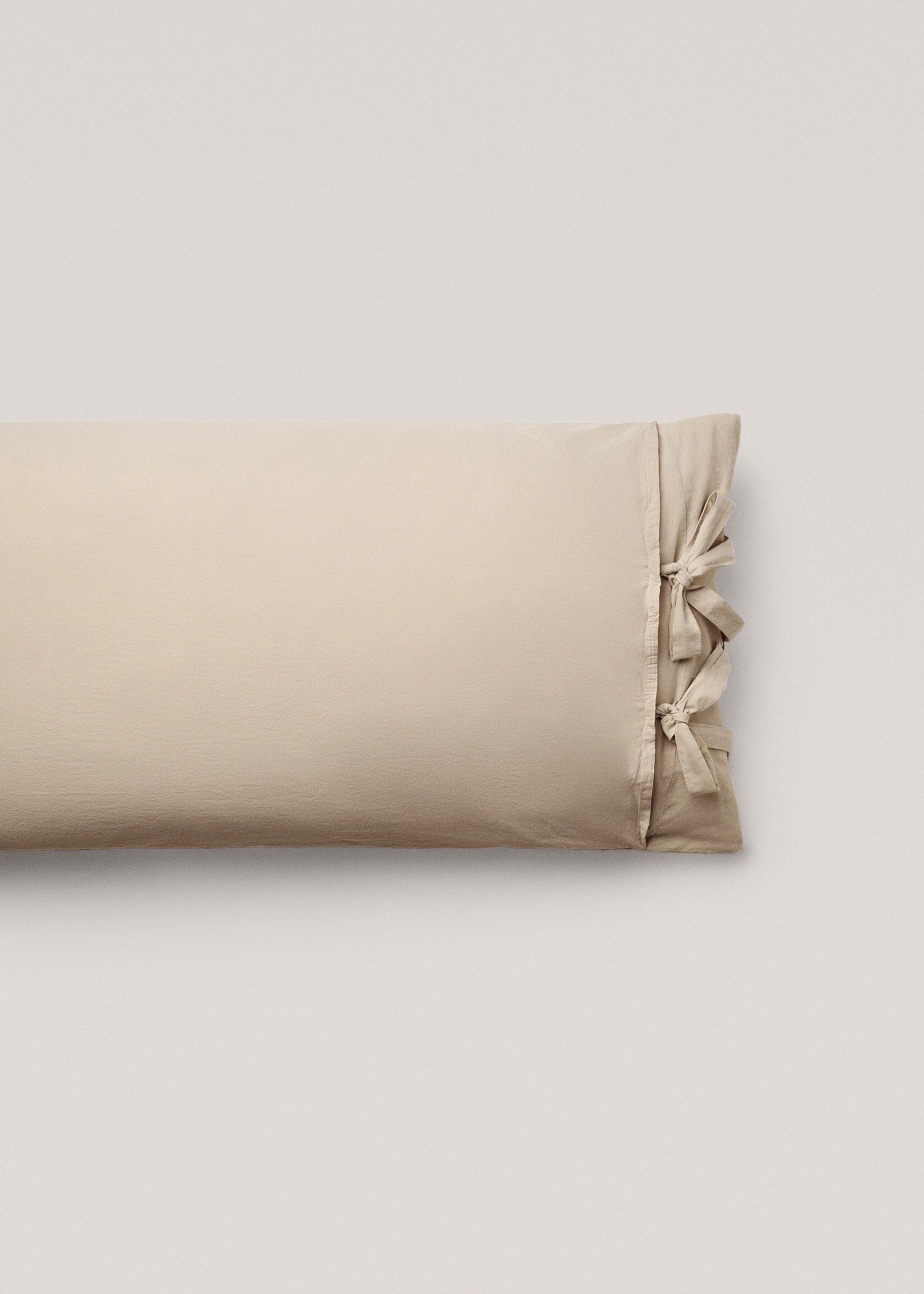 Washed cotton pillow case 45x110cm - Details of the article 3