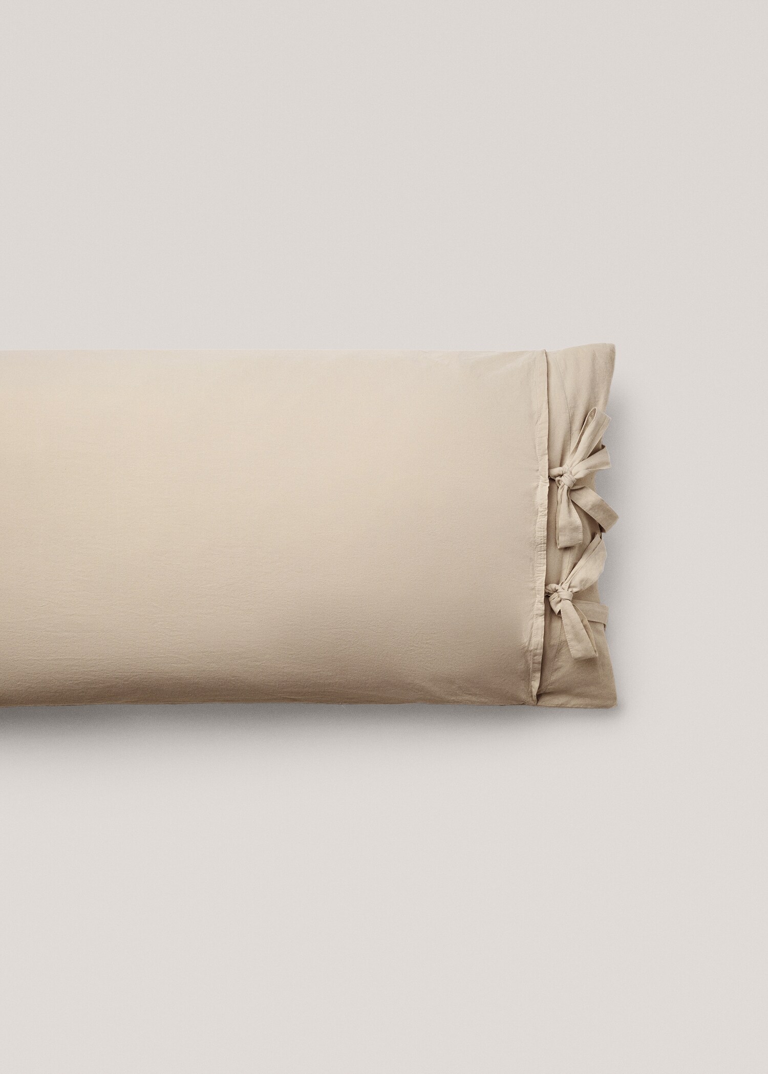 Washed cotton pillow case 45x110cm - Details of the article 3