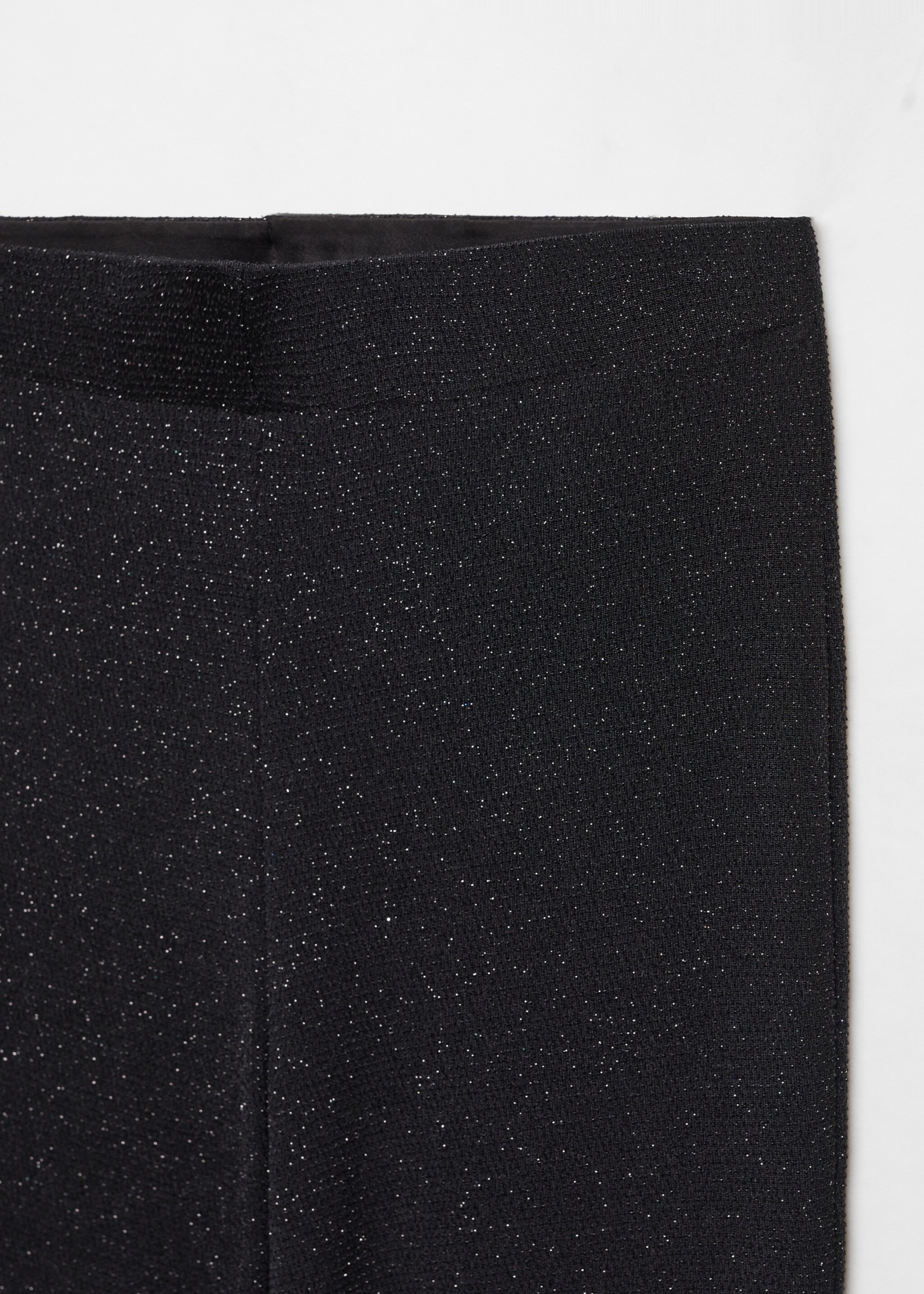 Glänzende Flared Hose - Detail des Artikels 8, Schwarz. Ref: 57026715-00.