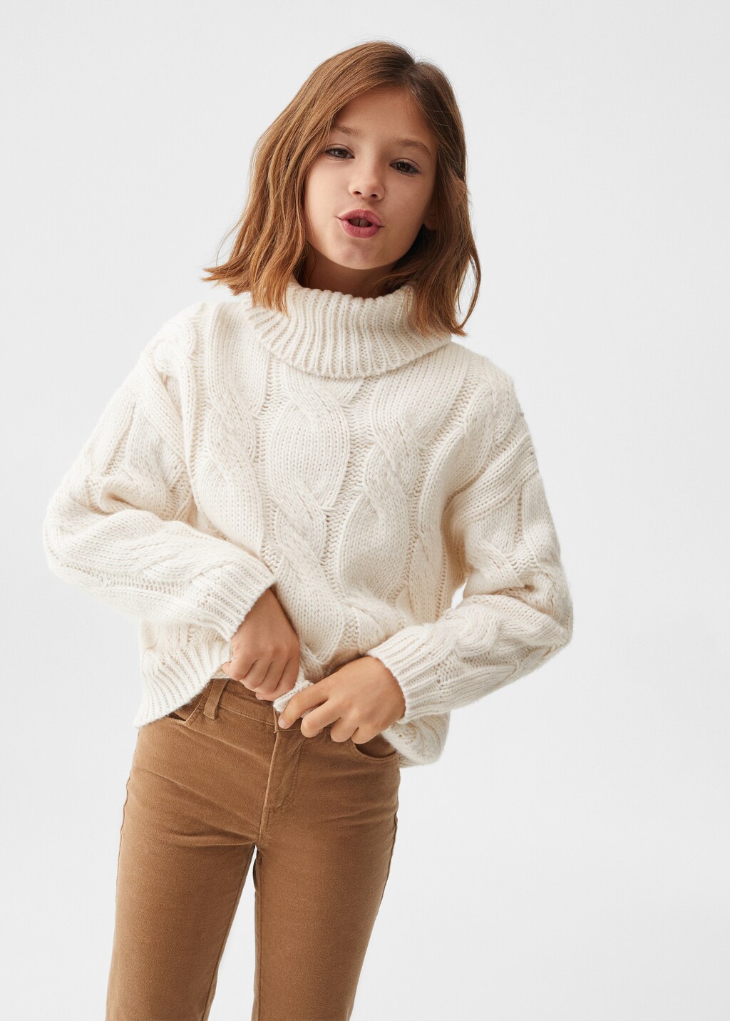 Maglia collo alto bambina deals