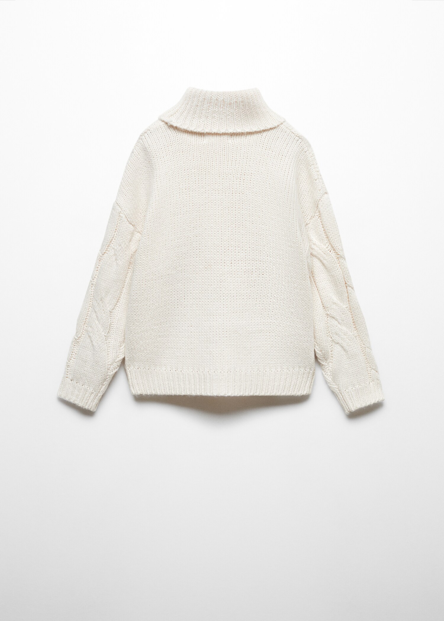 Strickpullover mit Rollkragen - Rückseite des Artikels