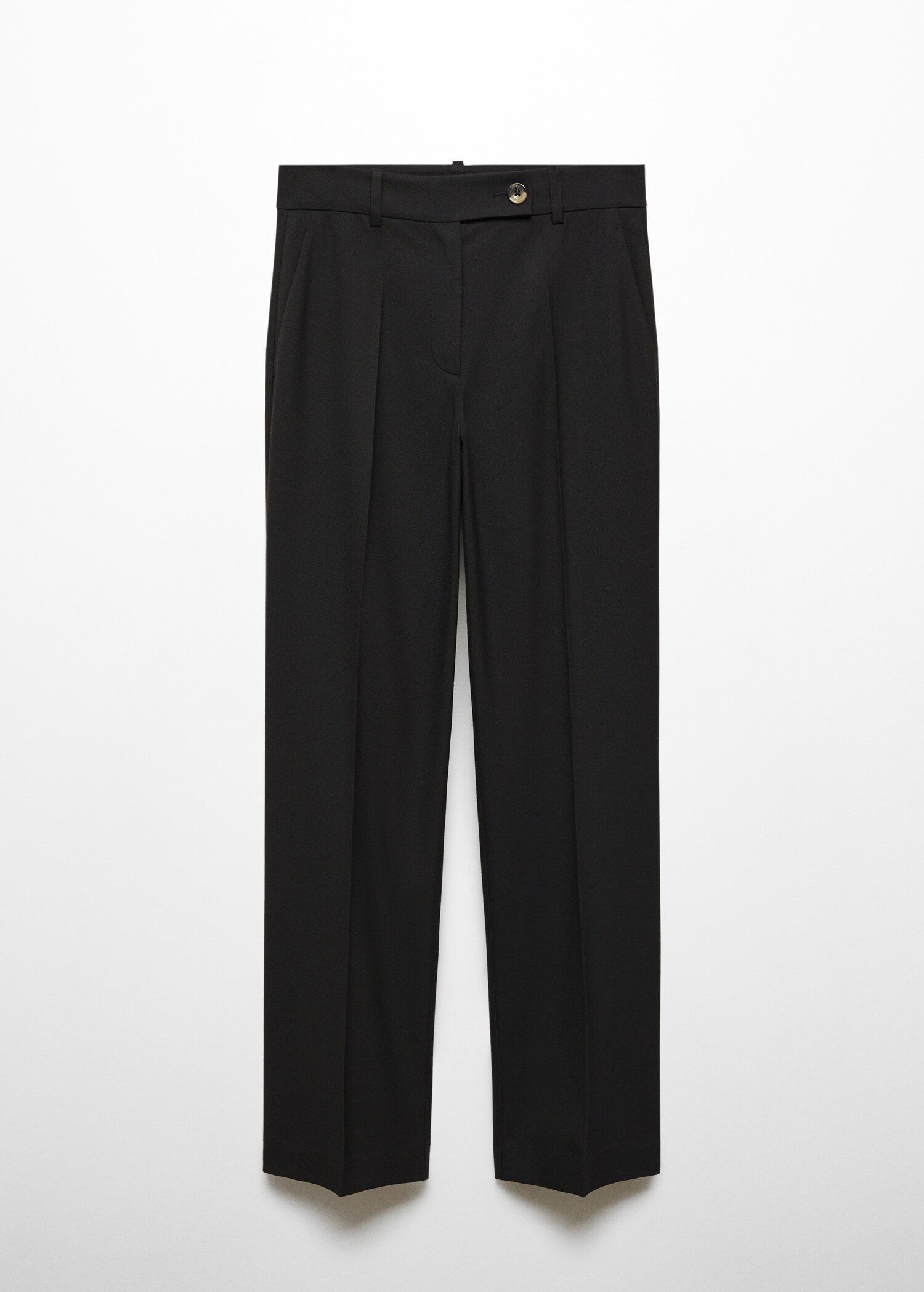 Gerade Hose mit seitlichem Knopf - Artikel ohne Model
