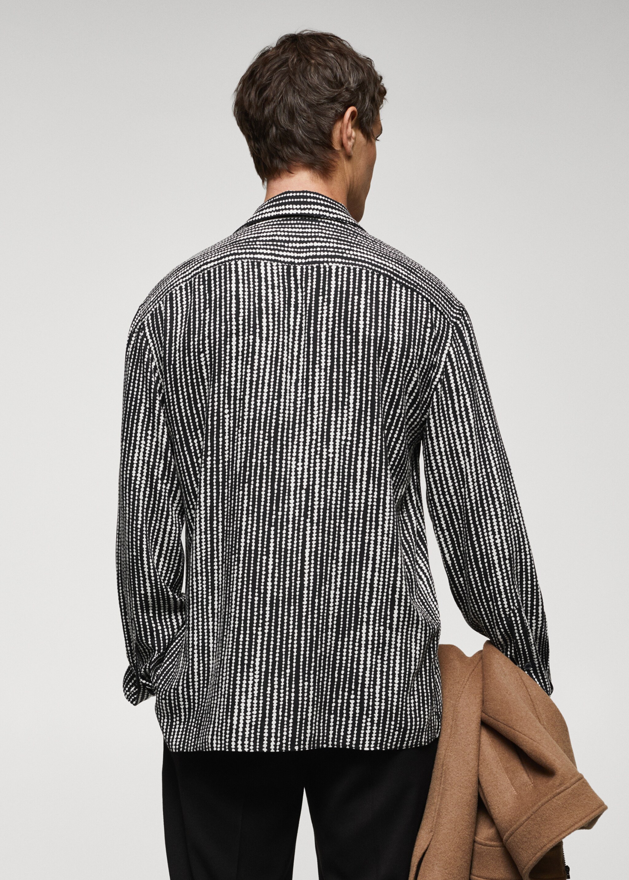 Printed bowling shirt - Reverse of the article