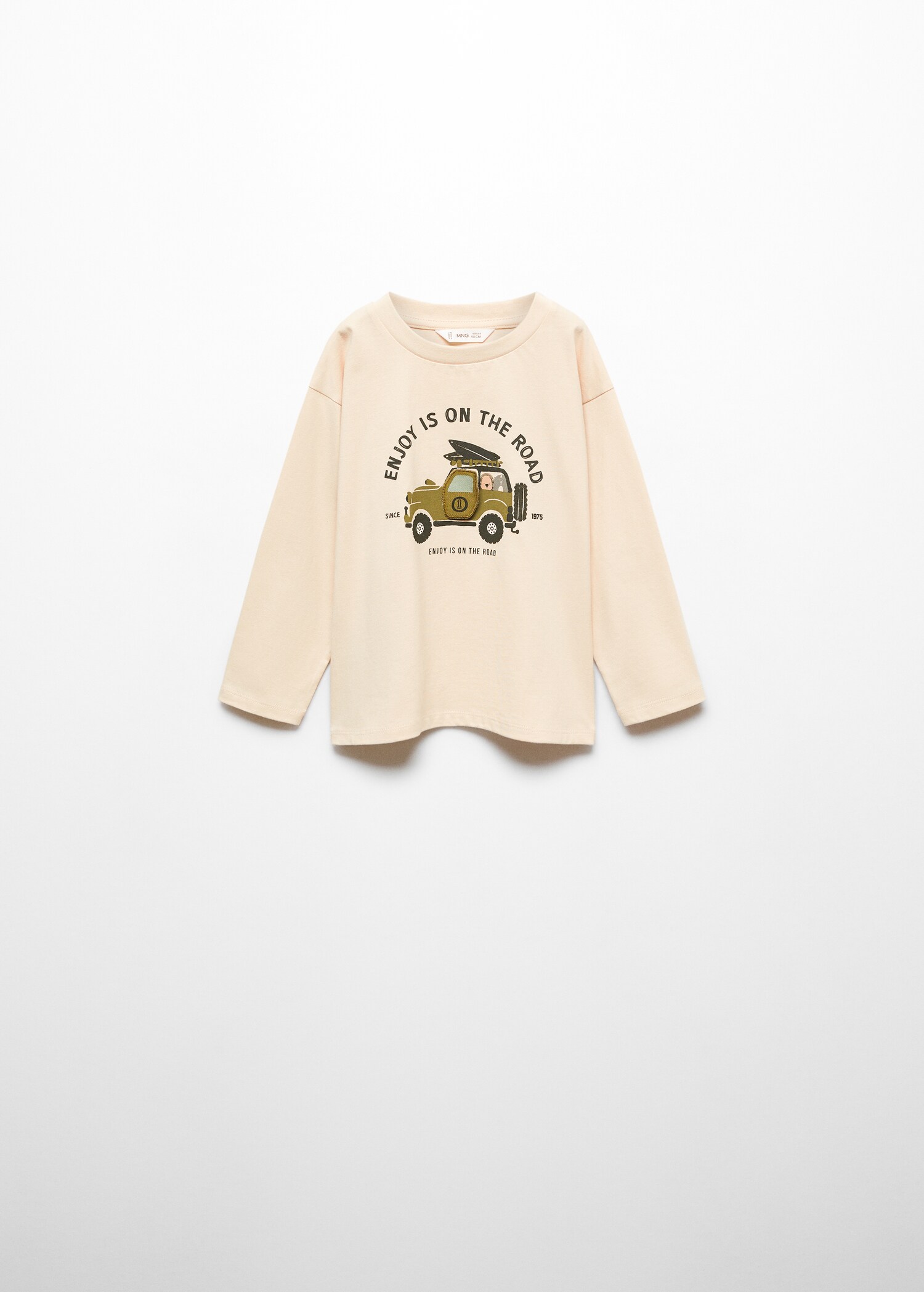 T-shirt manches longues imprimé - Article sans modèle