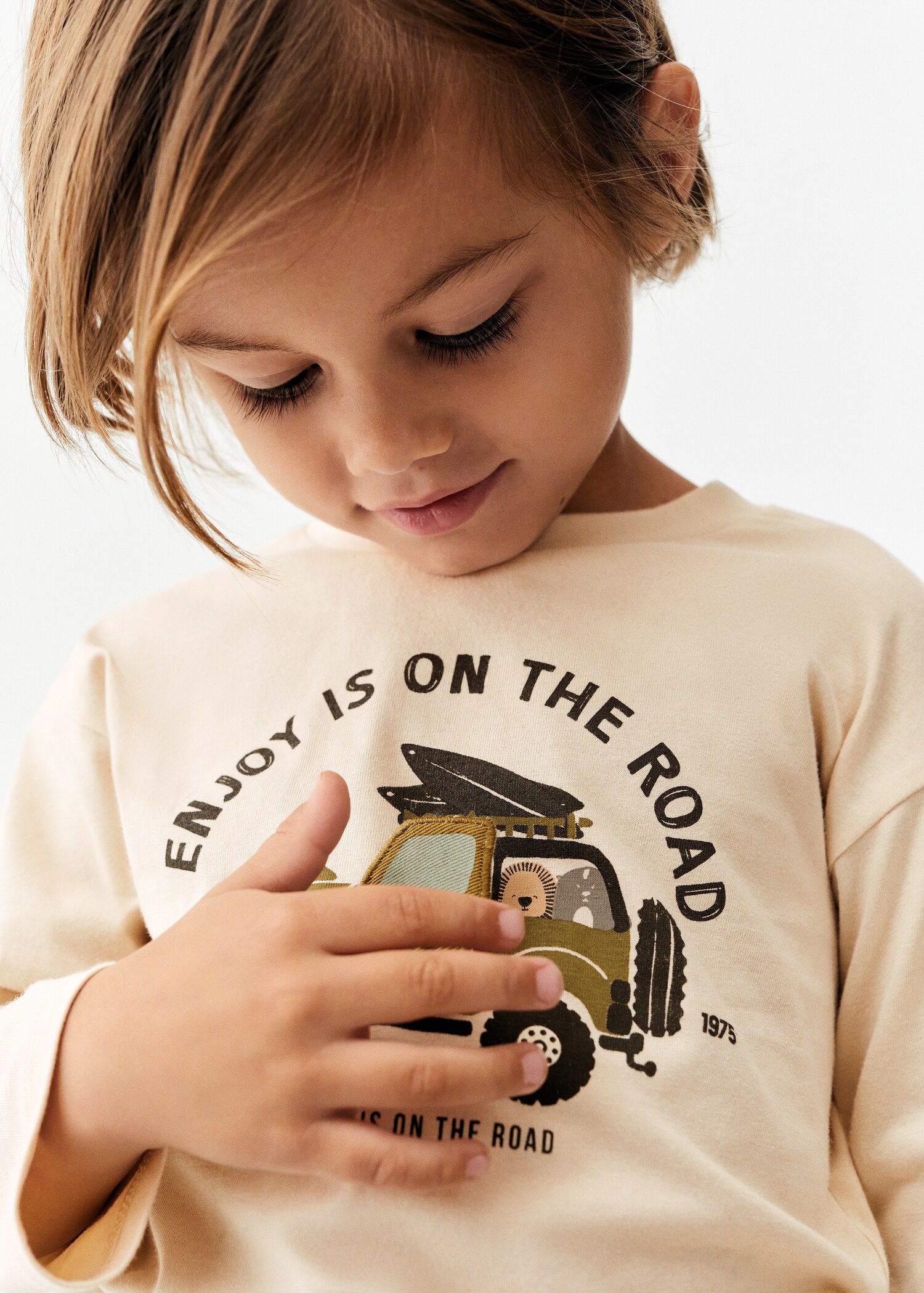 T-shirt manches longues imprimé - Détail de l'article 1