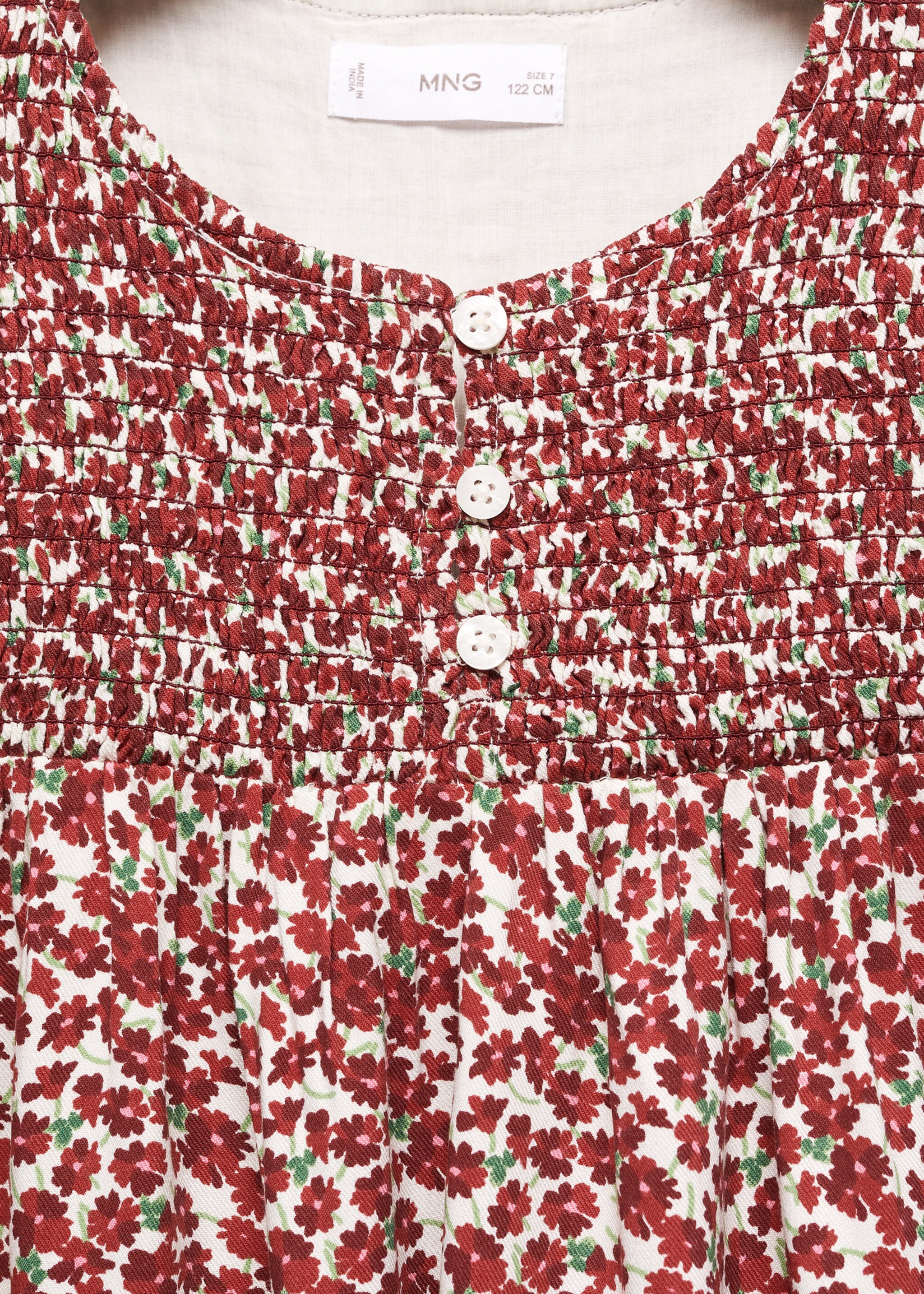 Kjole med blomstertrykk - Artikkeldetalj 8