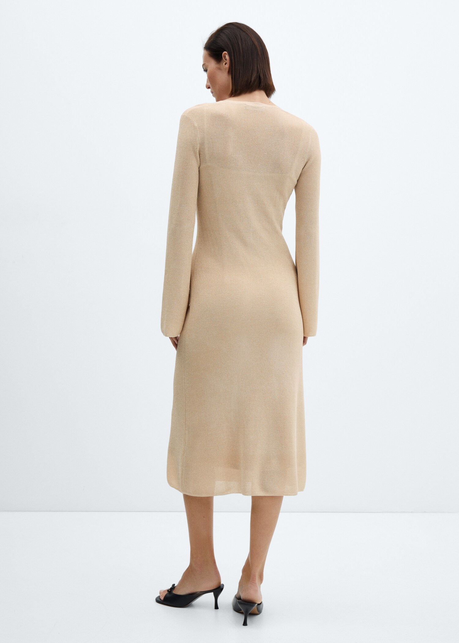 Robe midi maille Lurex - Verso de l’article