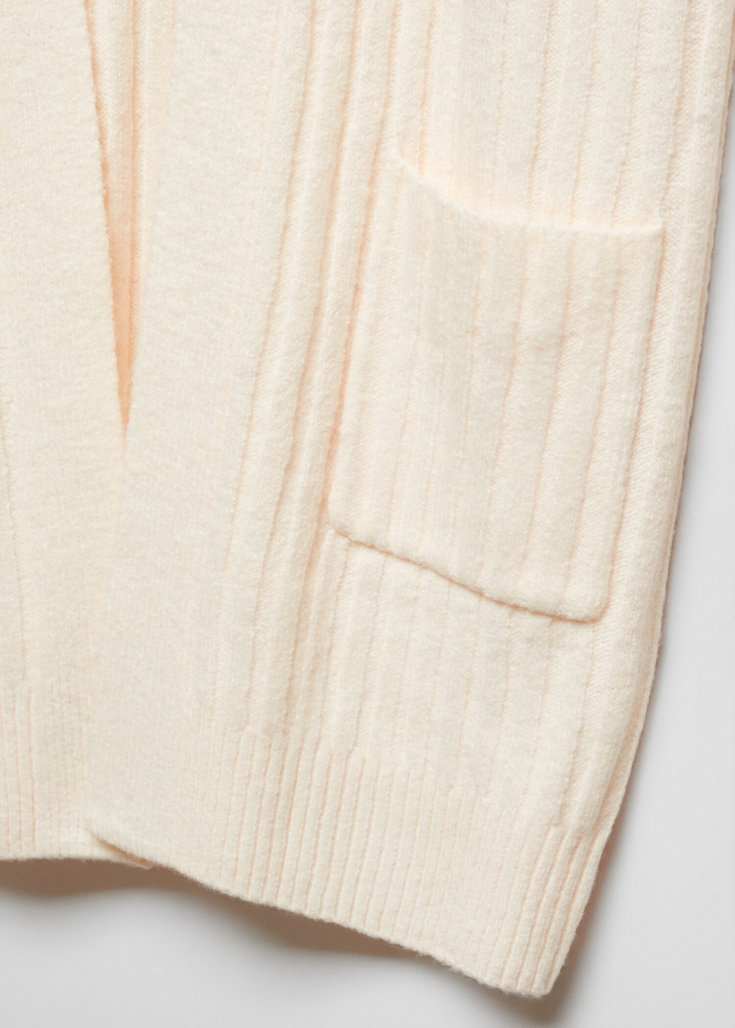 Langer Cardigan mit Rippstruktur - Detail des Artikels 8