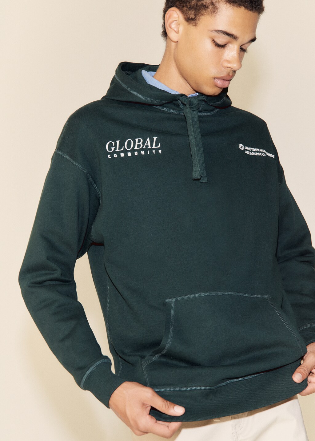 Printed message sweatshirt - Teen Boy | MANGO OUTLET USA