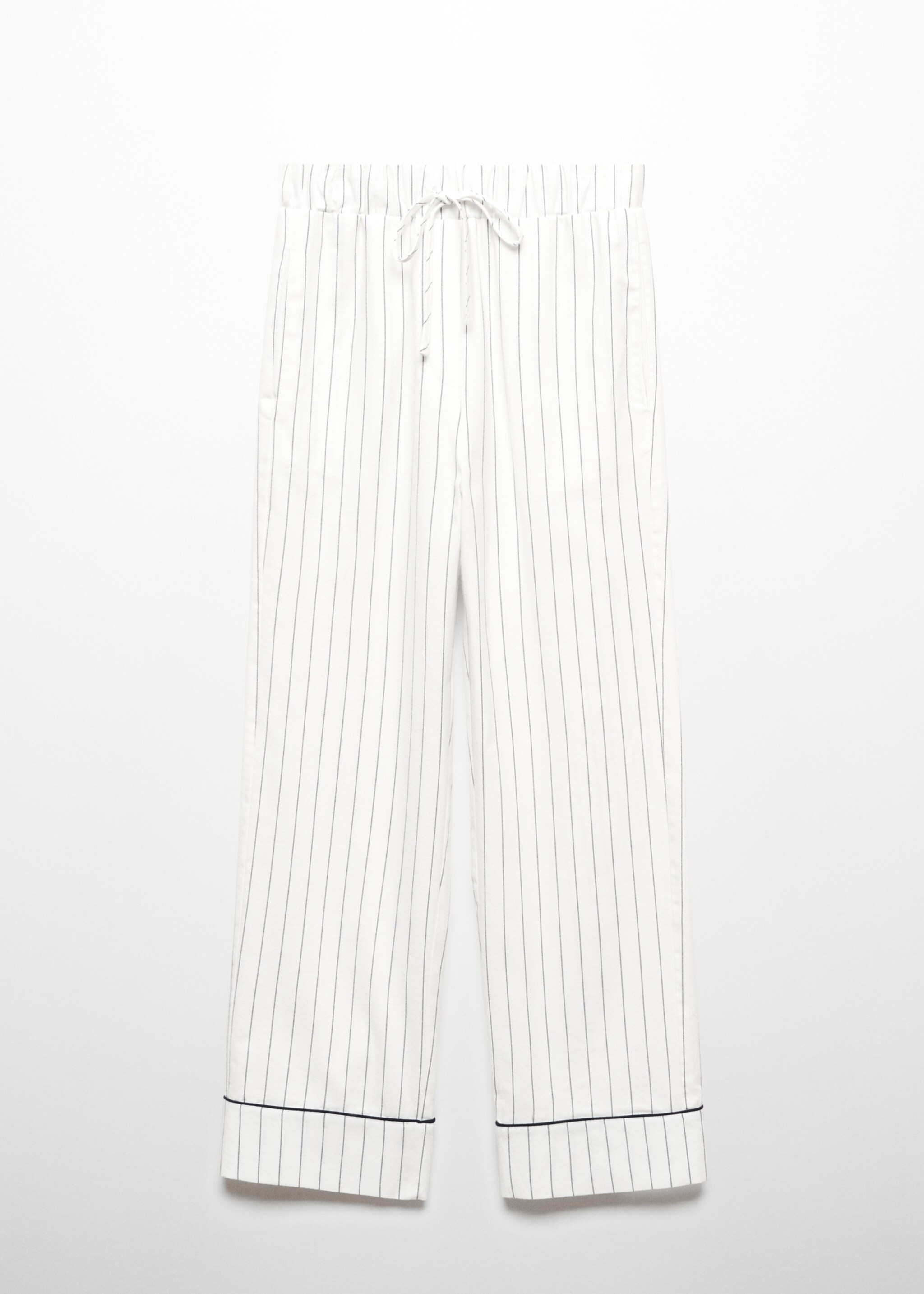 Striped pajama trousers - Article without model, Off White. Ref: 57027748-00.