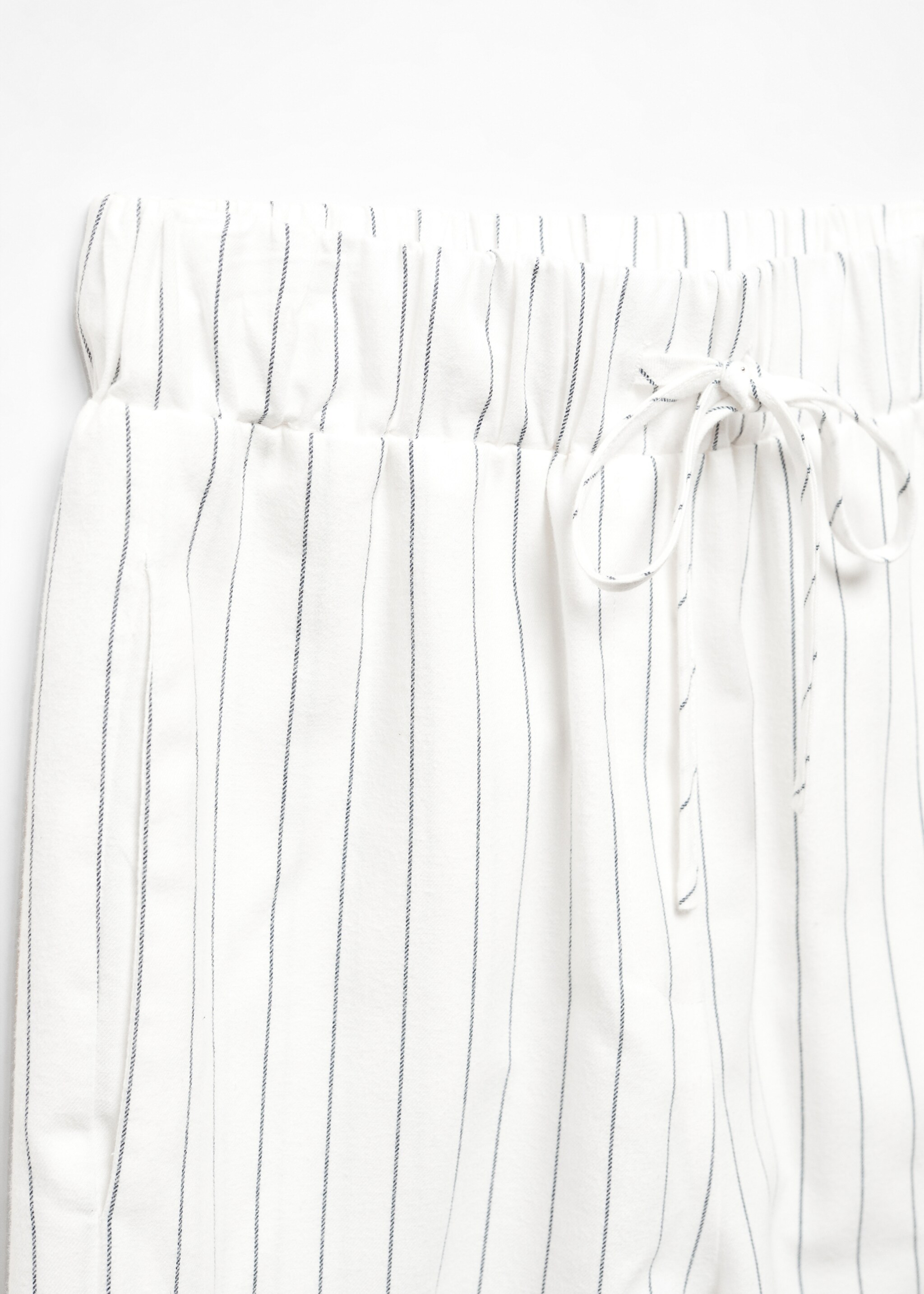 Striped pajama trousers - Details of the article 8, Off White. Ref: 57027748-00.