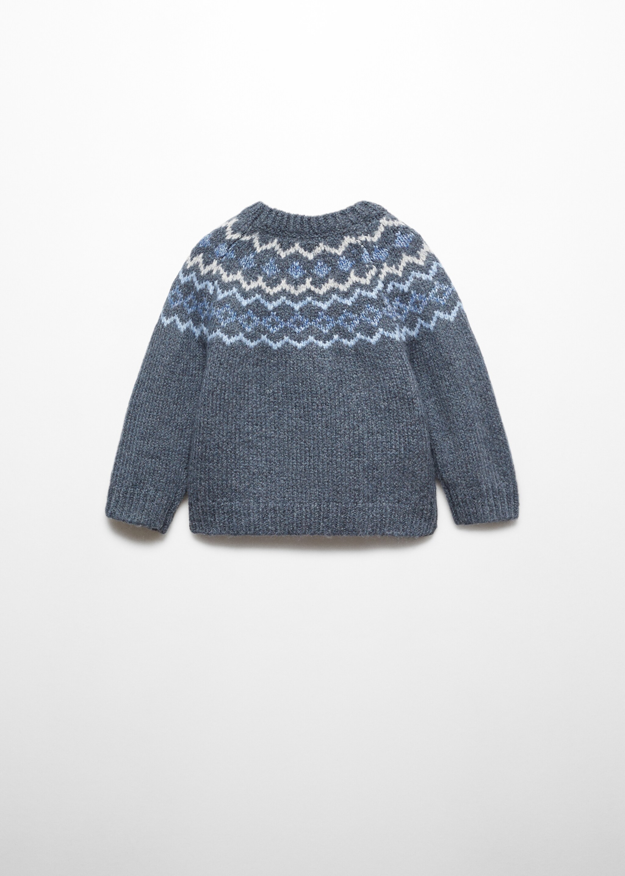 Pull-over coton jacquard - Verso de l’article