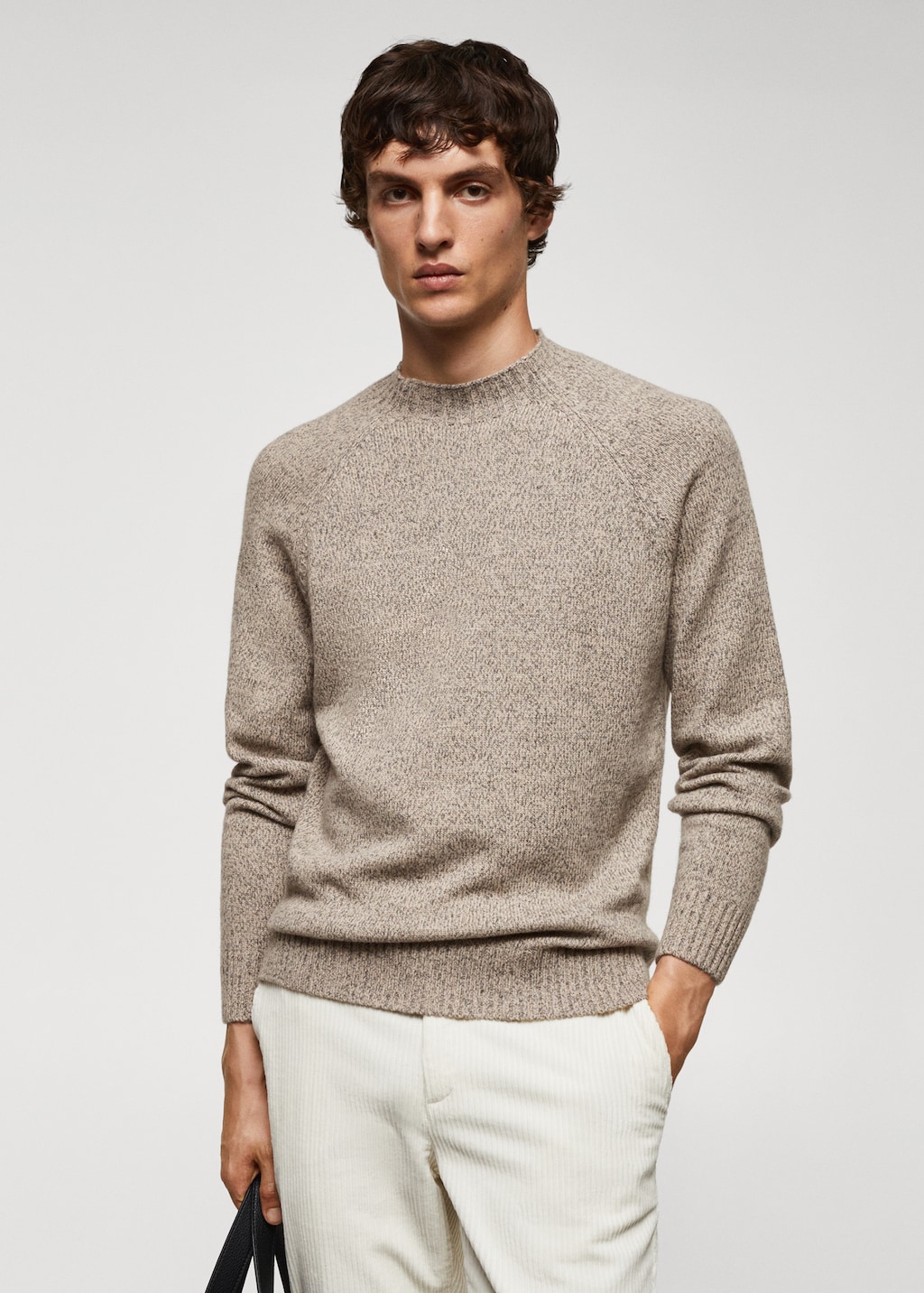 Speckled wool sweater Men MANGO OUTLET USA