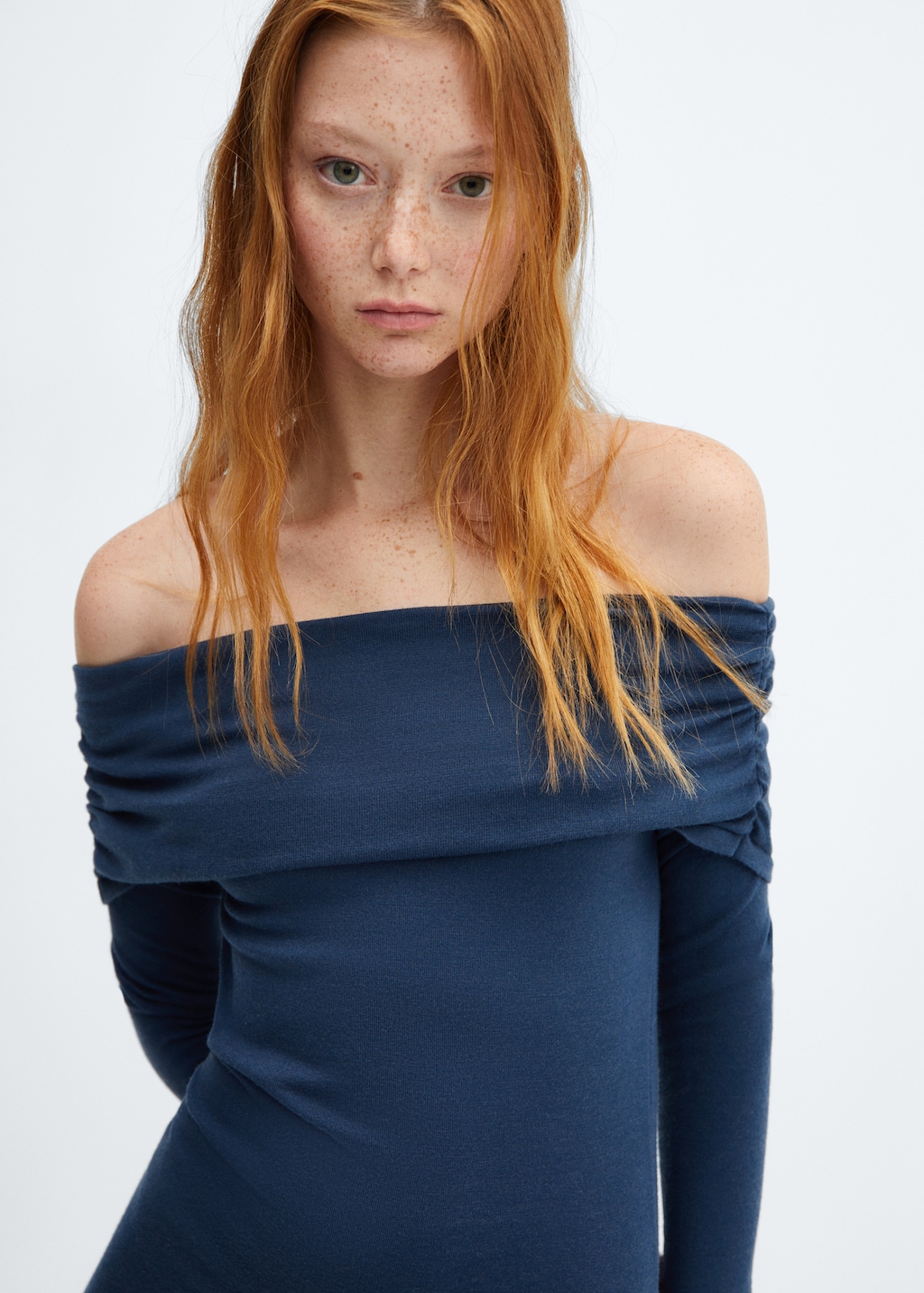 Wilfred off the shoulder dress clearance