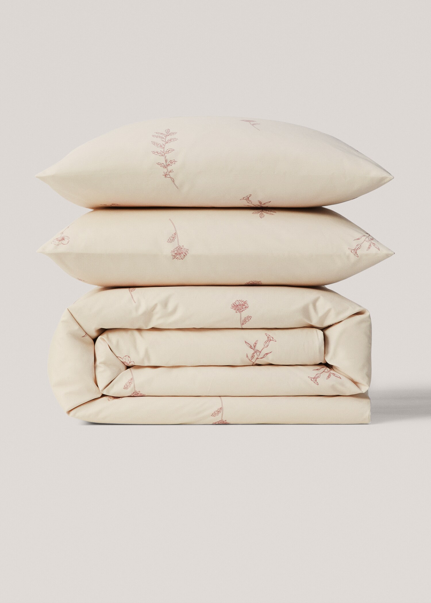 Floral-print duvet cover Single bed - Article without model