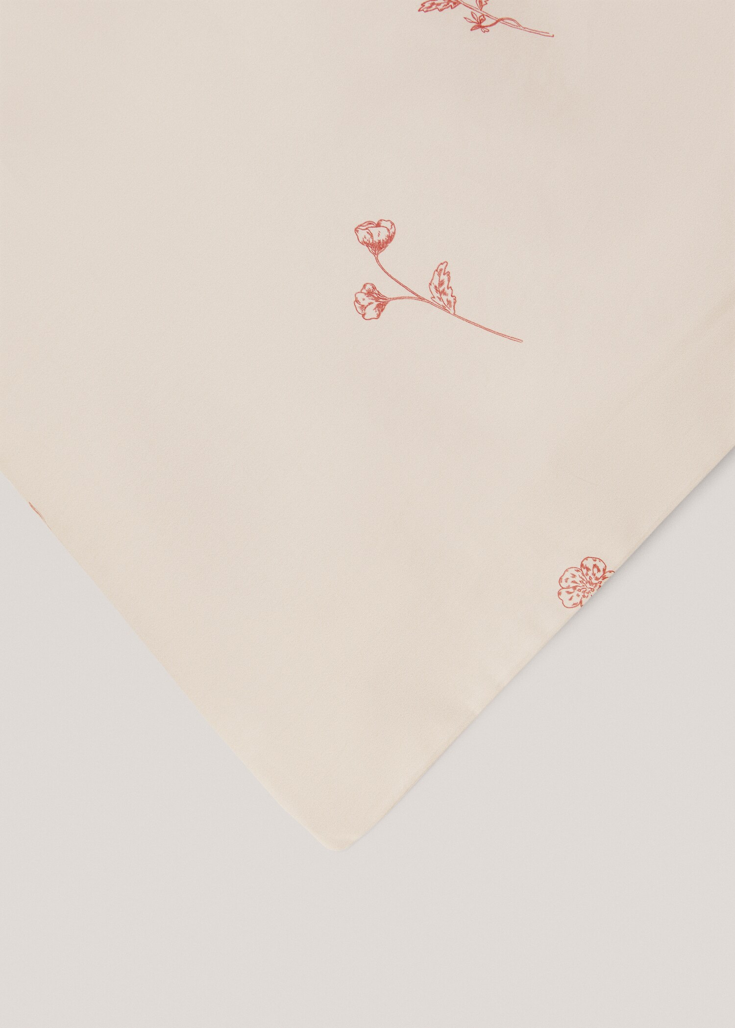 Floral-print duvet cover Single bed - Details of the article 3