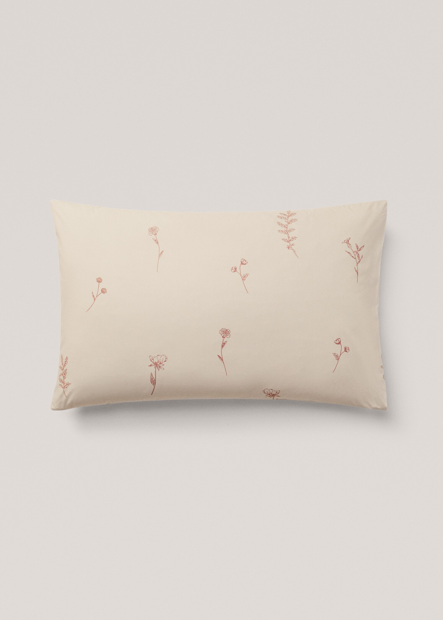 Funda almohada estampado flores 50x75cm (Pack de 2) - Artículo sin modelo