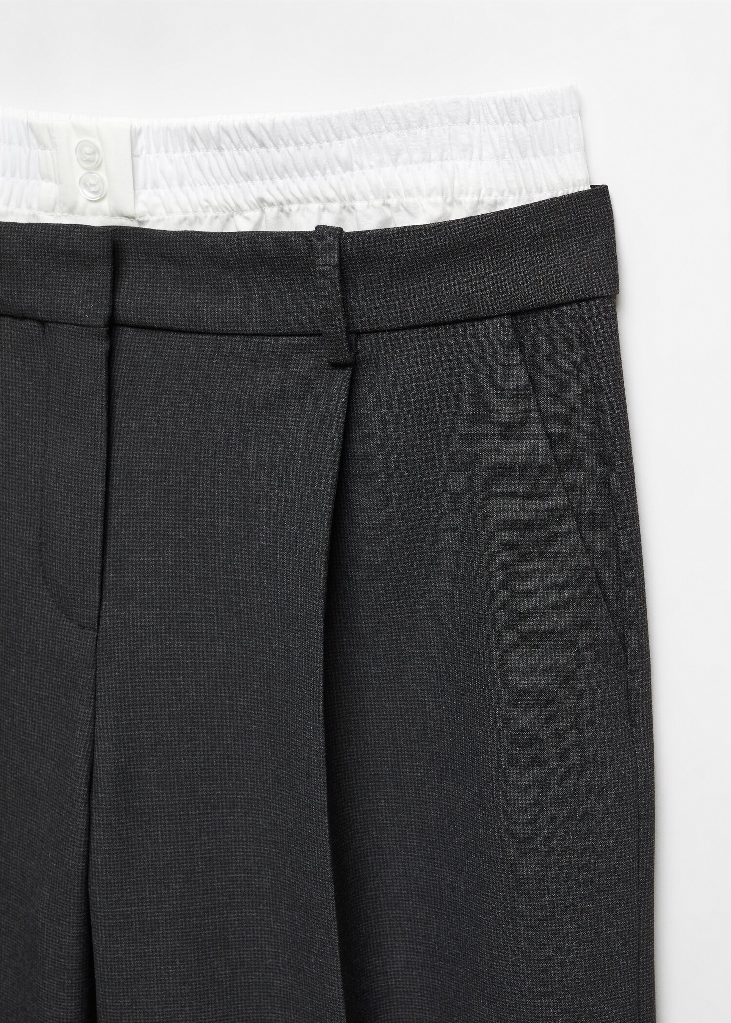 Rechte broek met dubbele taille - Detail van het artikel 8