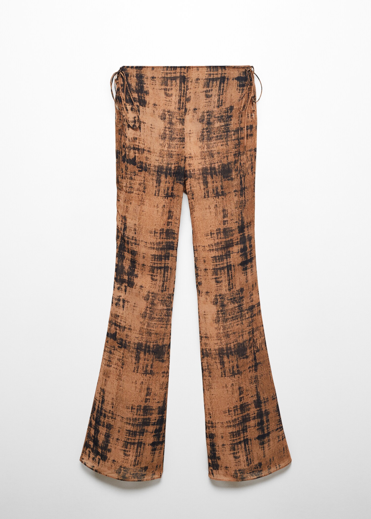 Pantaloni stampati semitrasparenti - Articolo senza modello