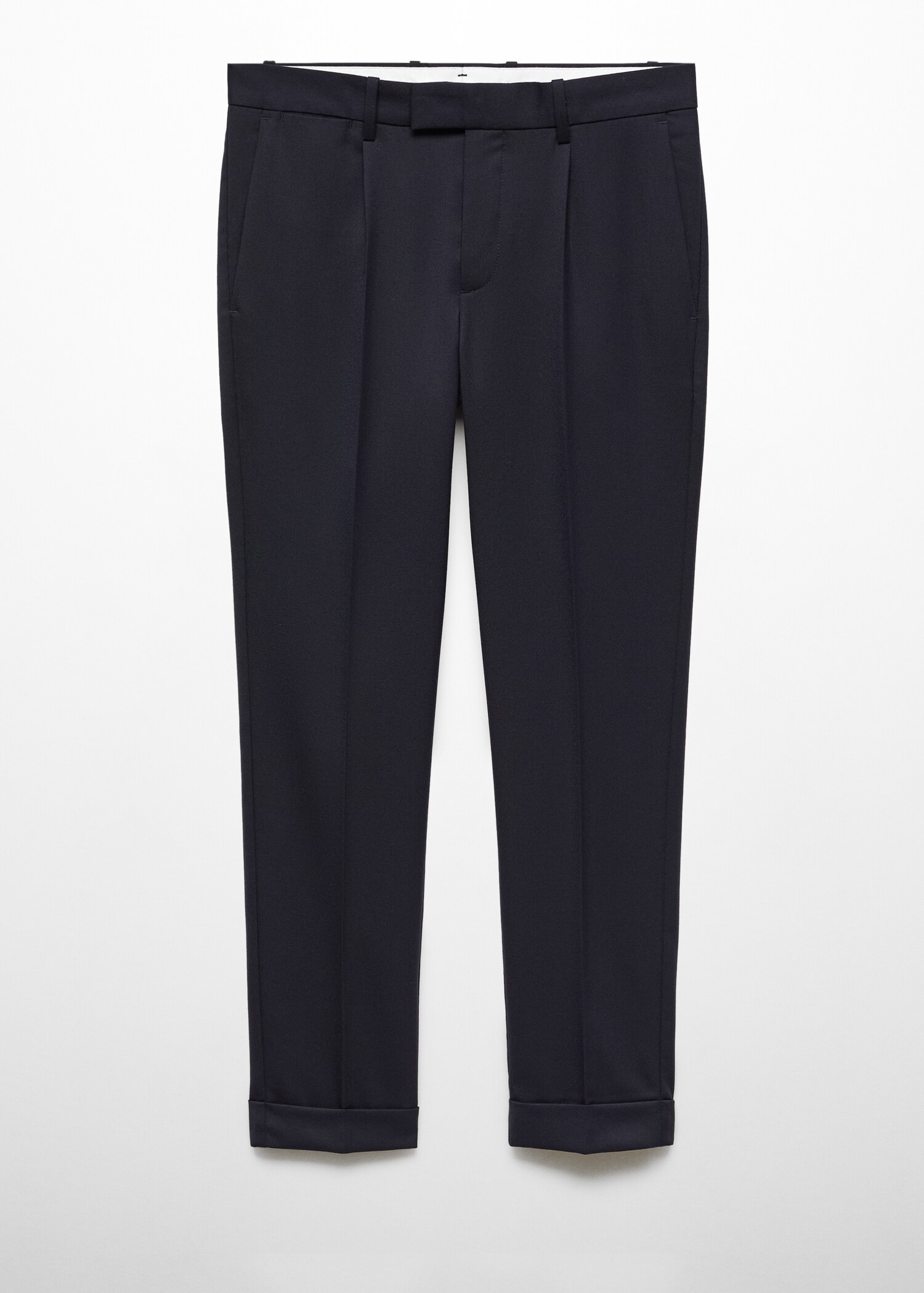 Pleat detail wool trousers - Article without model