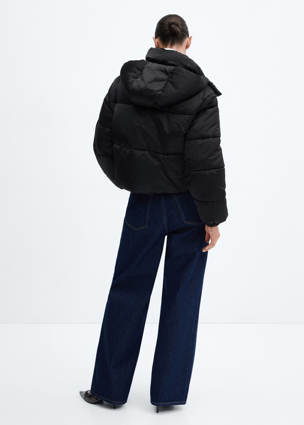 Short quilted anorak - Women | MANGO OUTLET USA