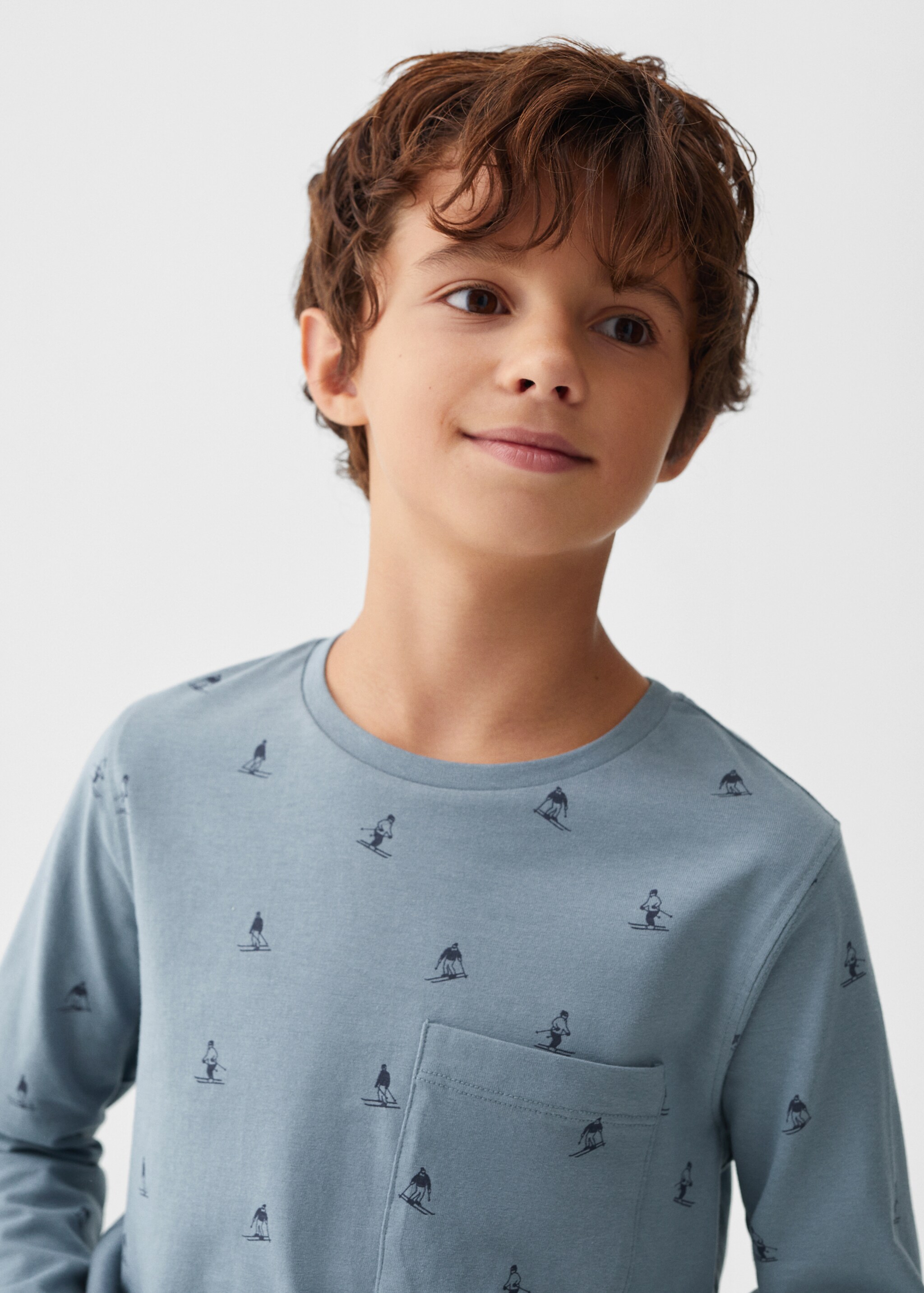 Printed long pyjamas - Details of the article 1