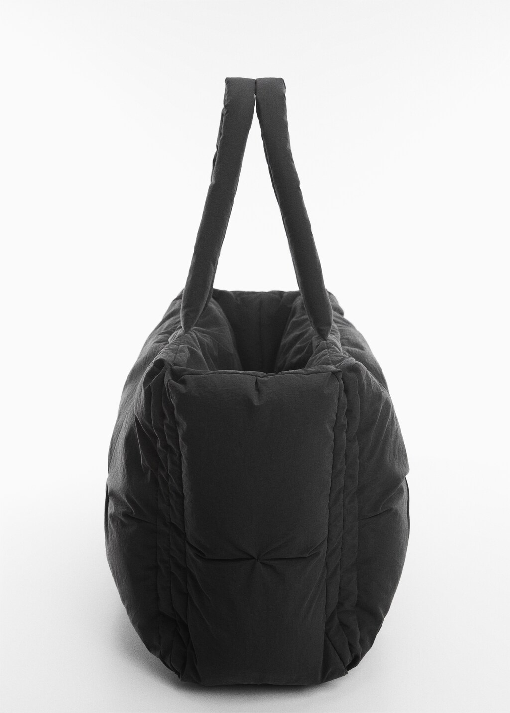 Quilted shopper bag