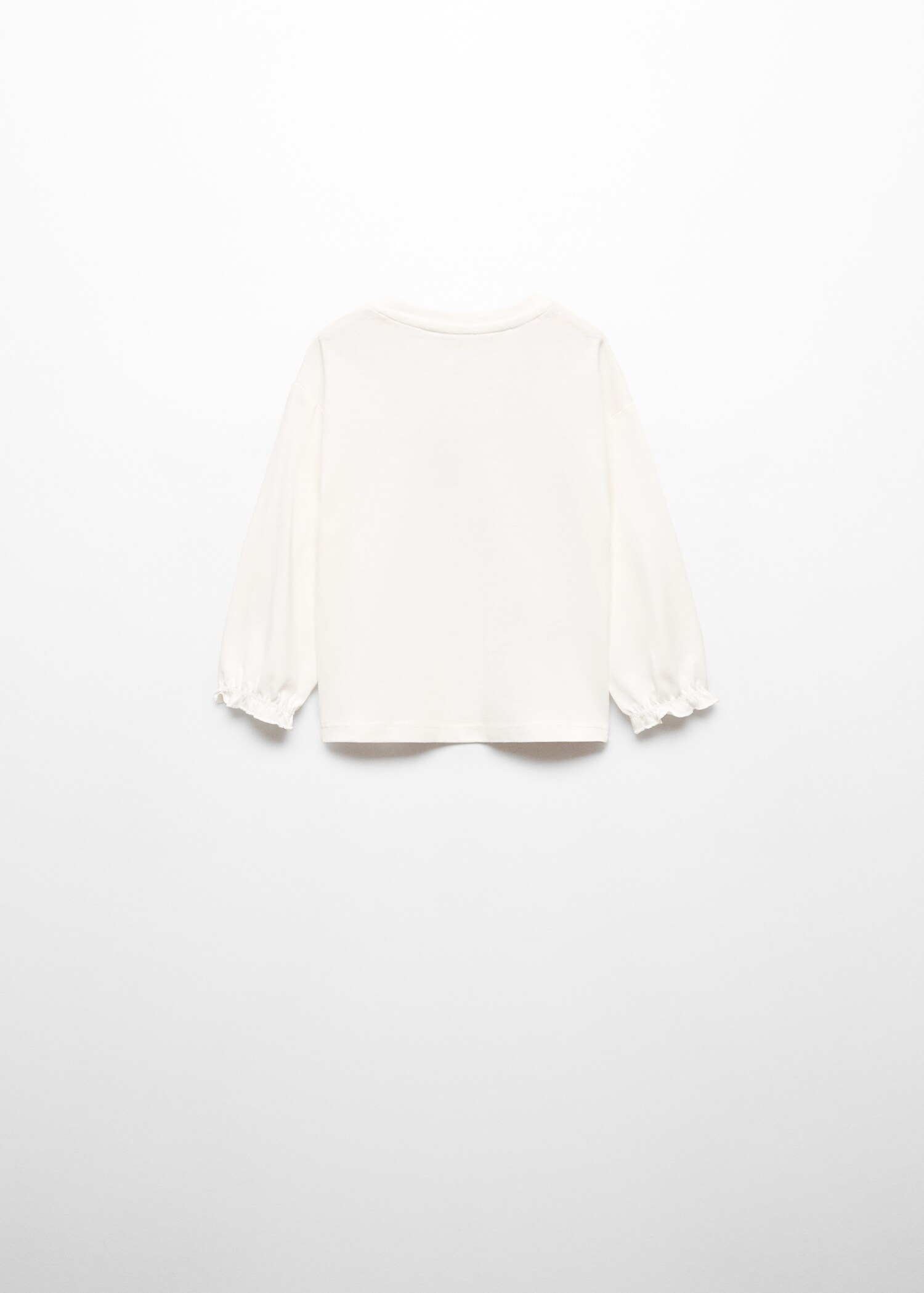 Printed long sleeve t-shirt - Reverse of the article